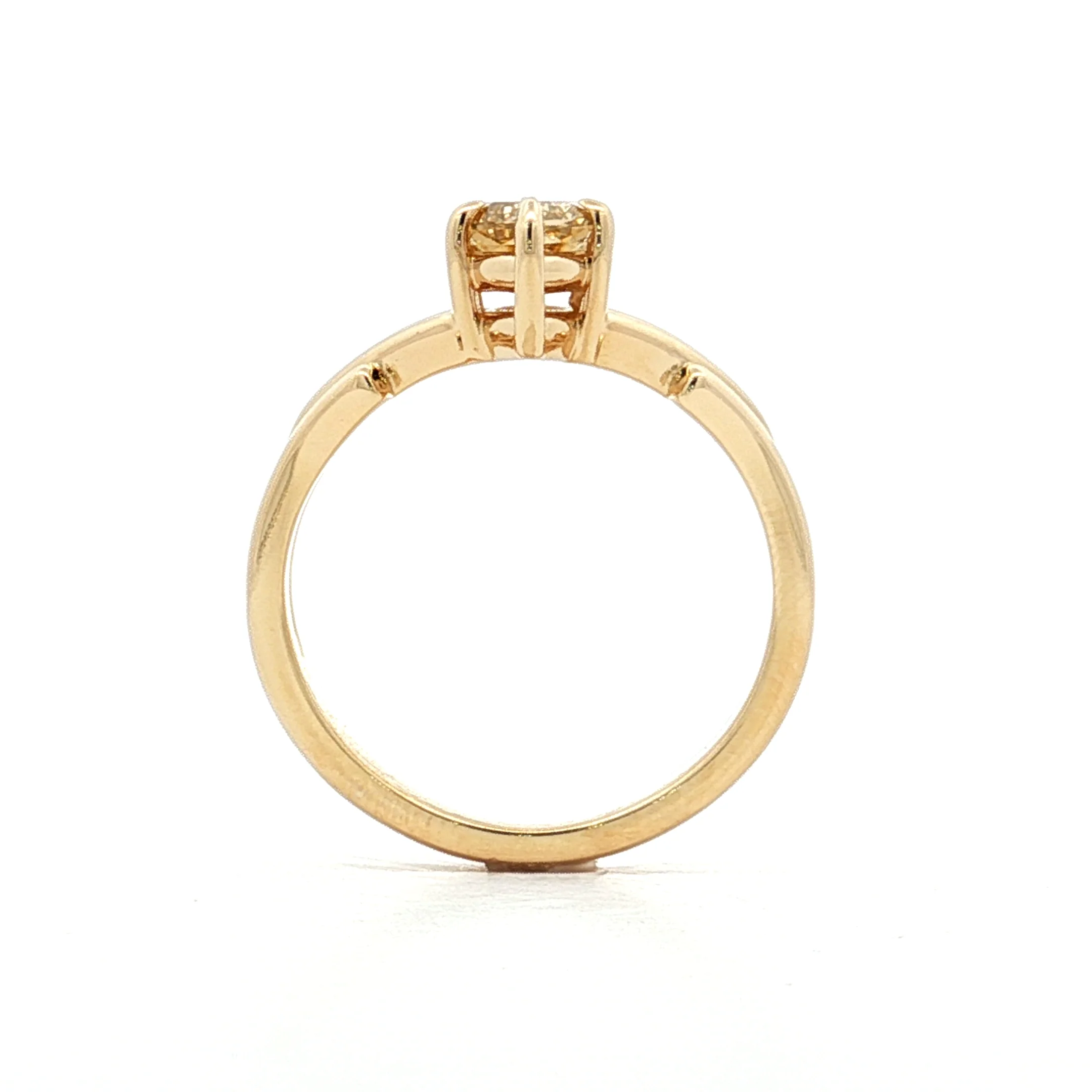 1.53 Marquise Step Cut Diamond Engagement Ring 14 - Image 4