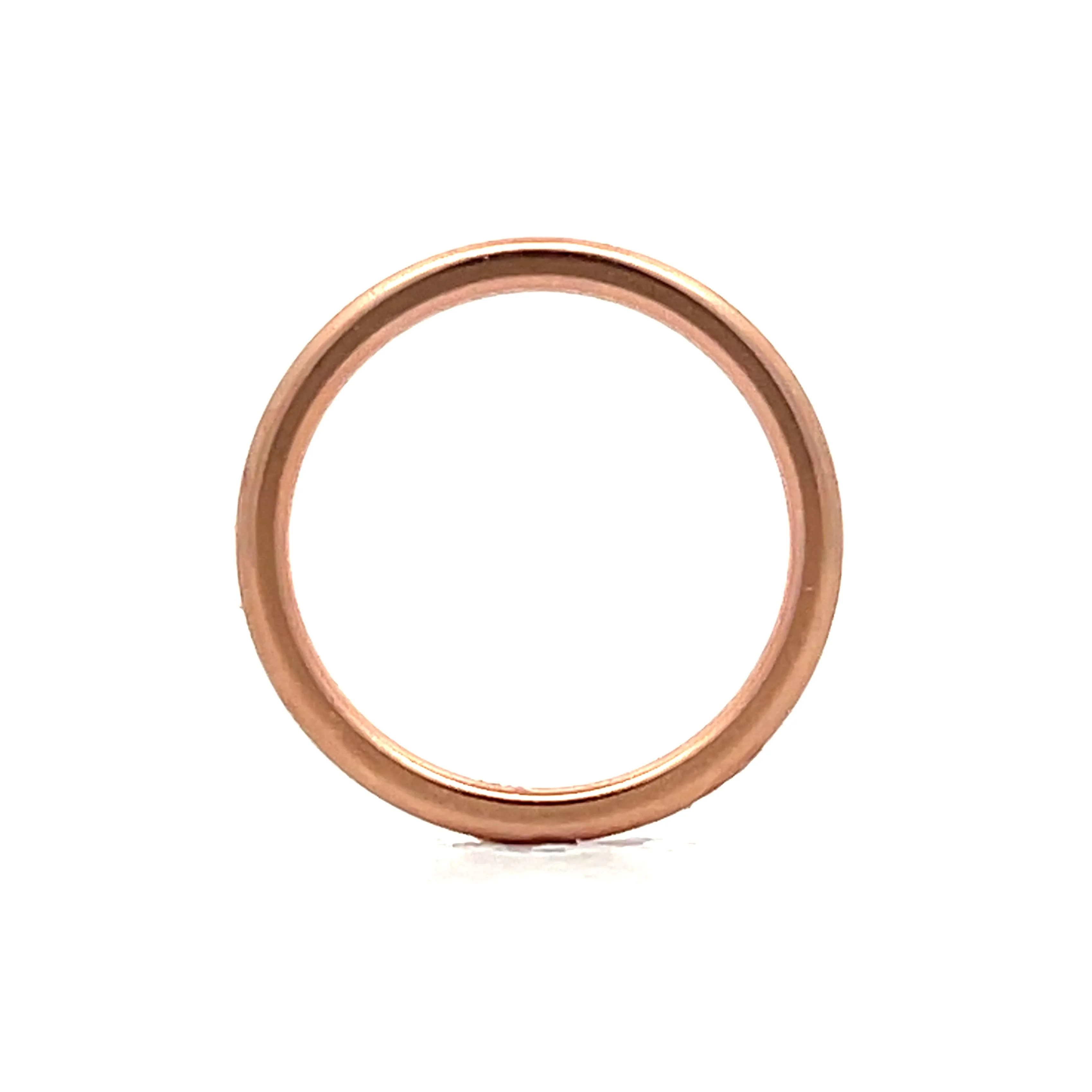 1.5mm Wedding Band in 14k Rose Gold - Image 4