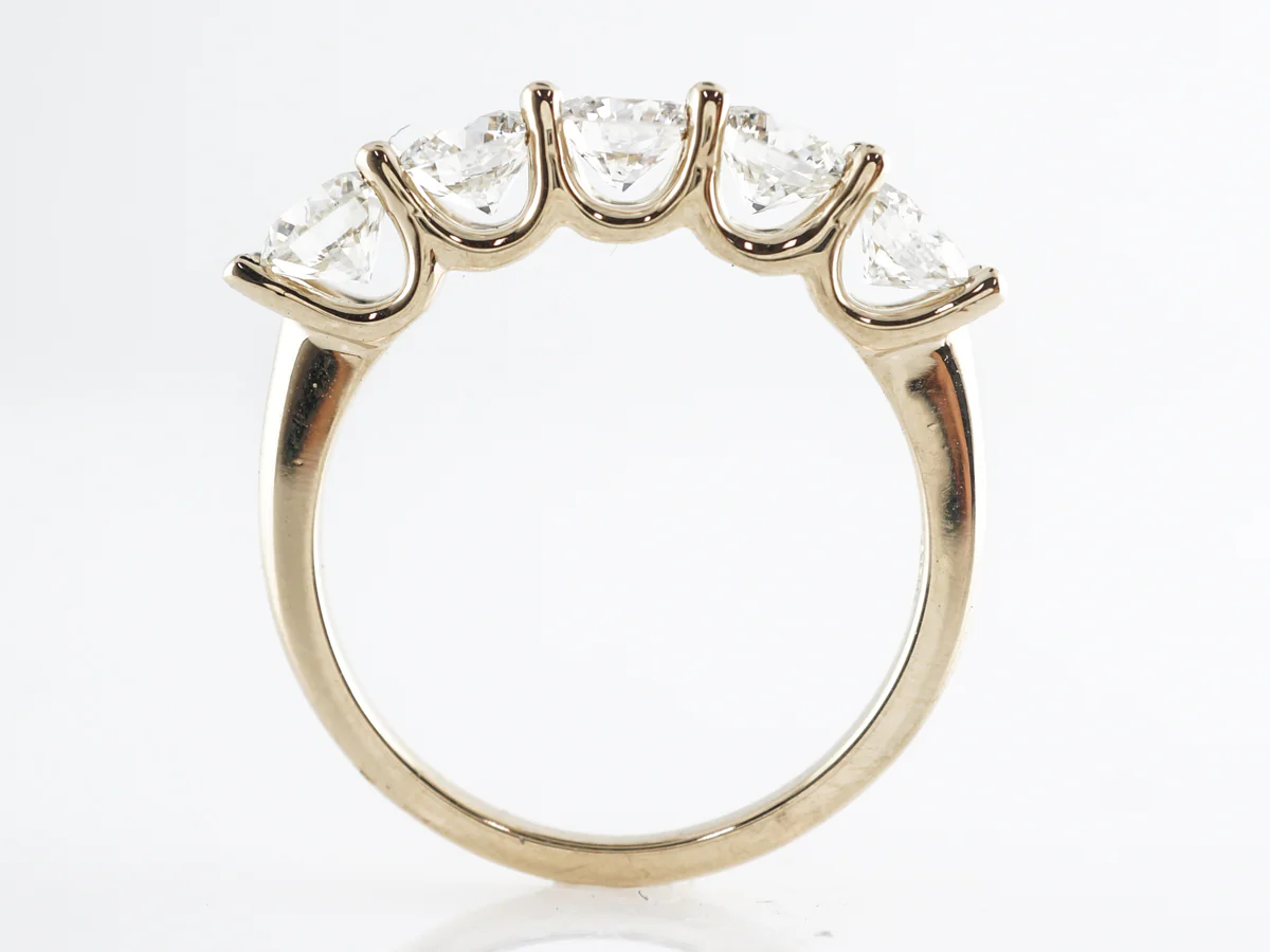 1.65 Carat Diamond Band in 14k Yellow Gold - Image 5