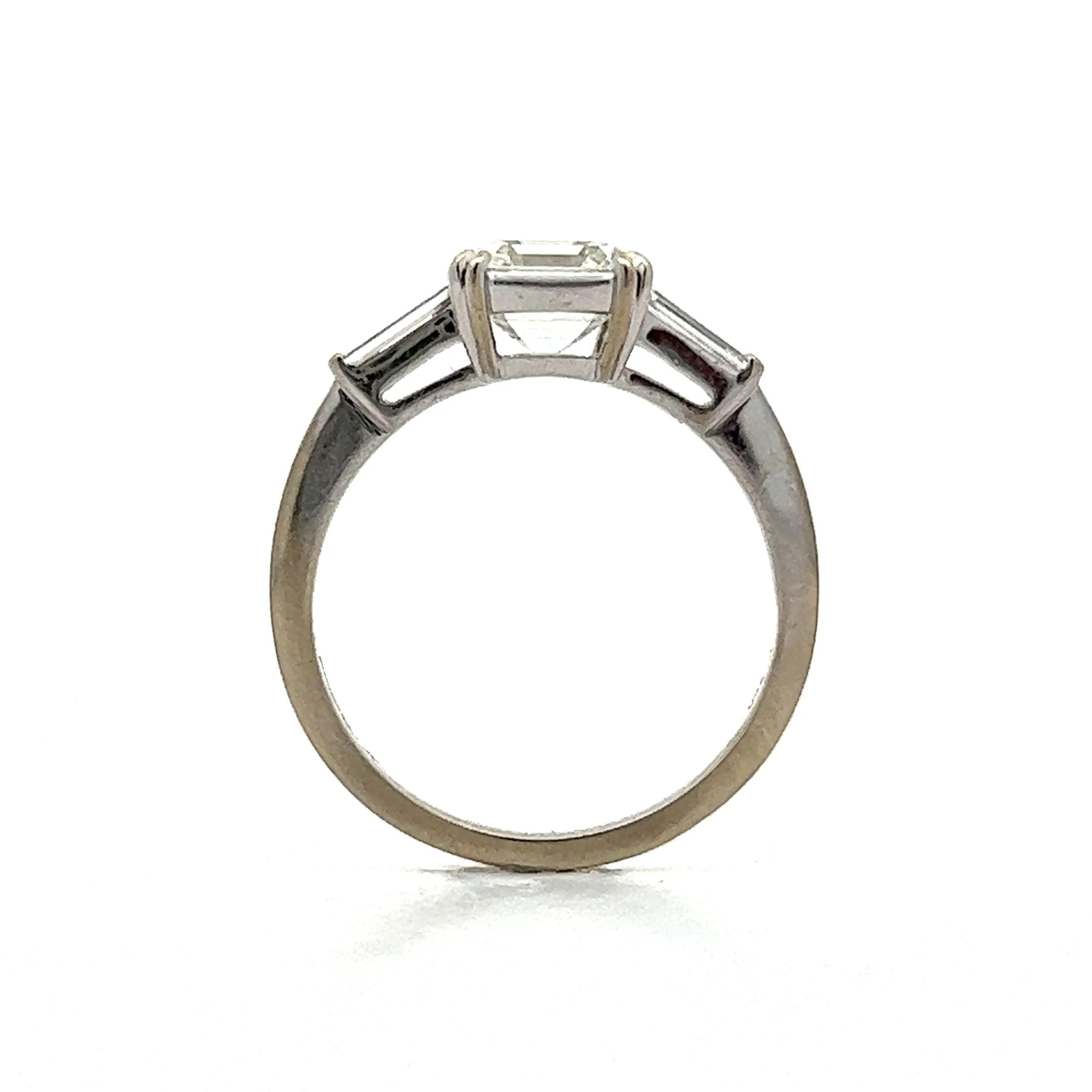 1.71 Asscher Diamond Engagement Ring in 18k White Gold - Image 4