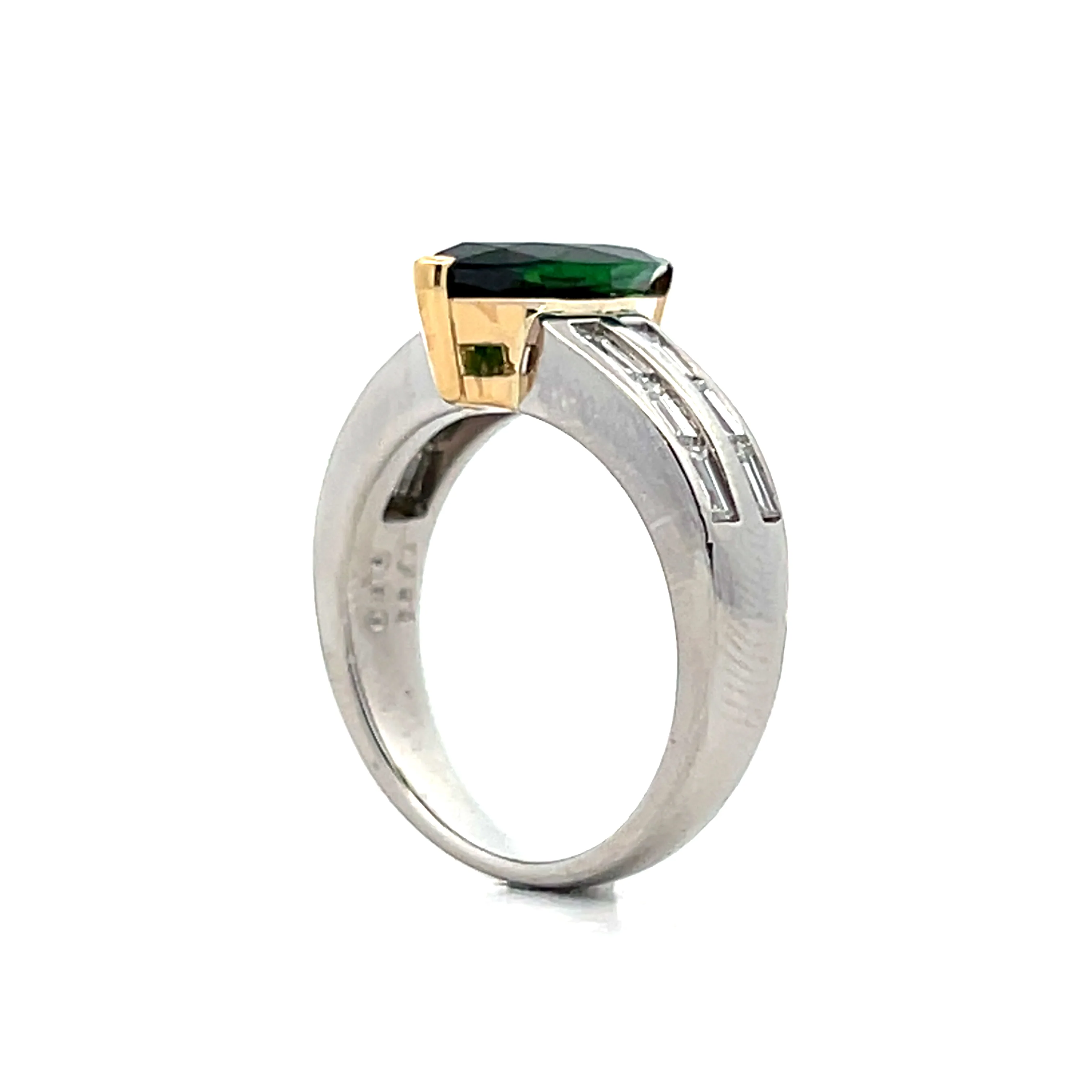 1.75 Marquise Tsavorite Garnet in Platinum 14k - Image 5