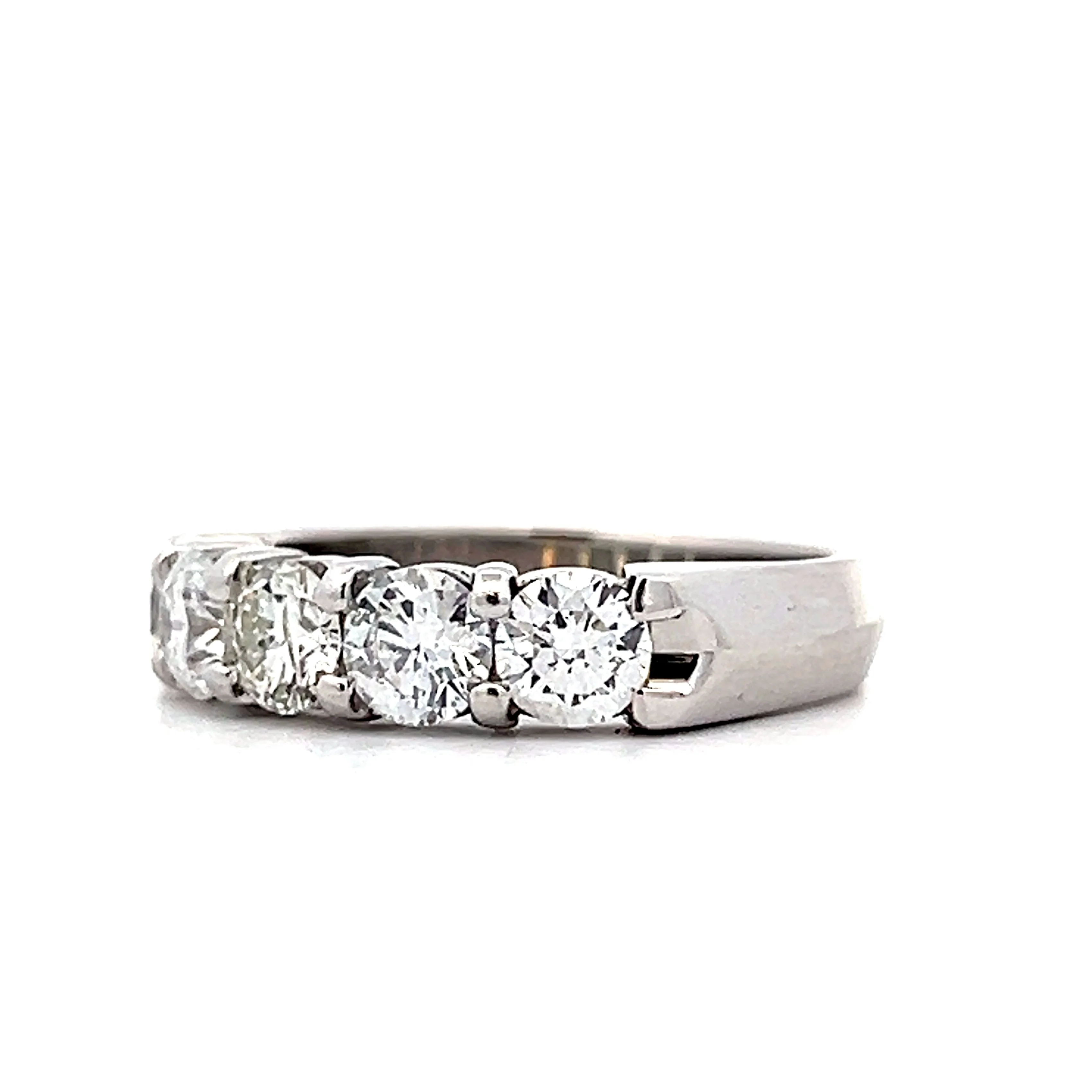 1.80 5 Stone Diamond Right Hand Ring in 18k - Image 2