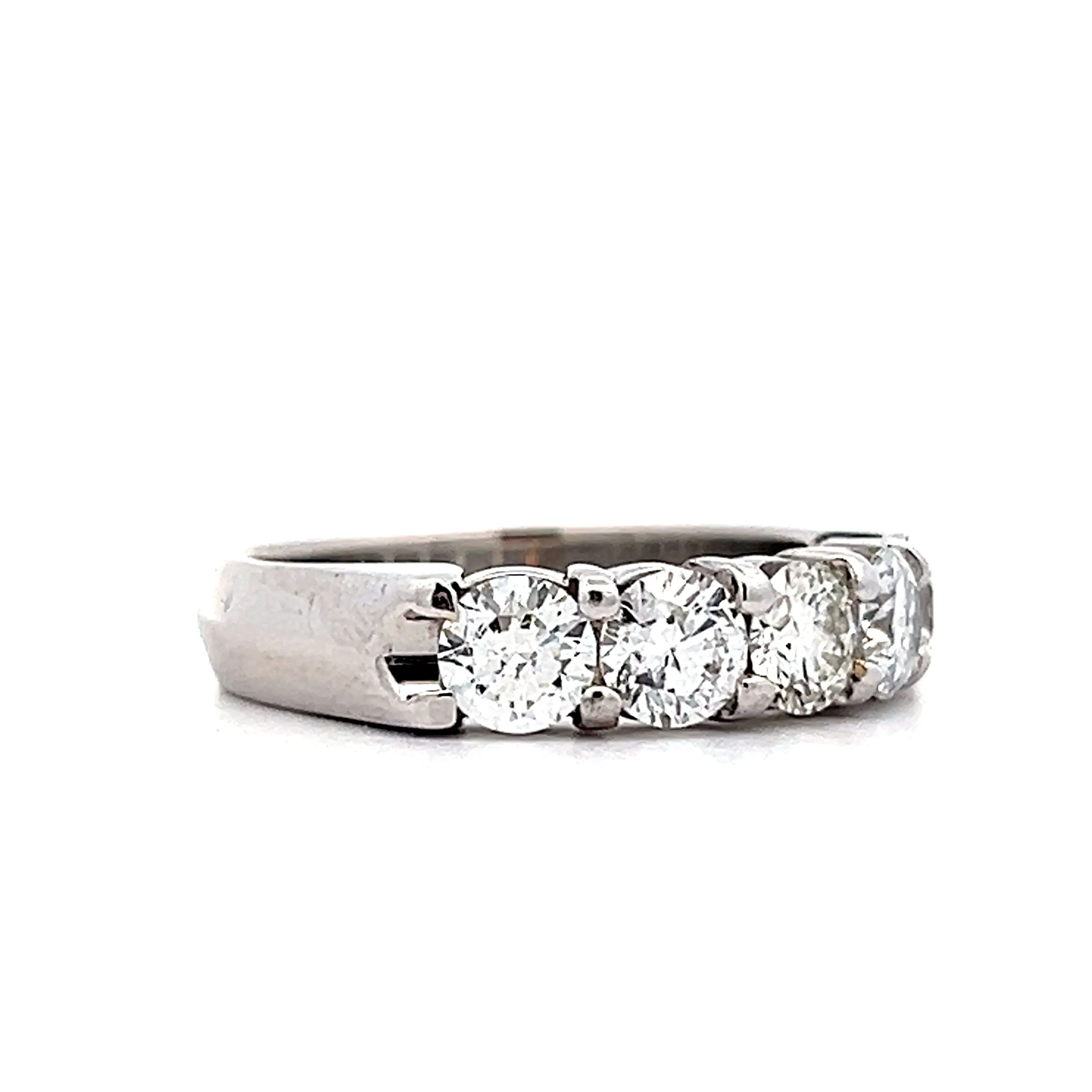 1.80 5 Stone Diamond Right Hand Ring in 18k - Image 3