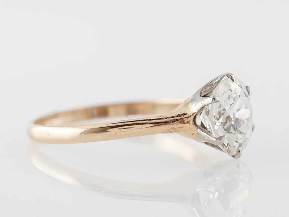 1.81 GIA Diamond Solitaire Engagement Ring in Yellow Gold - Image 3