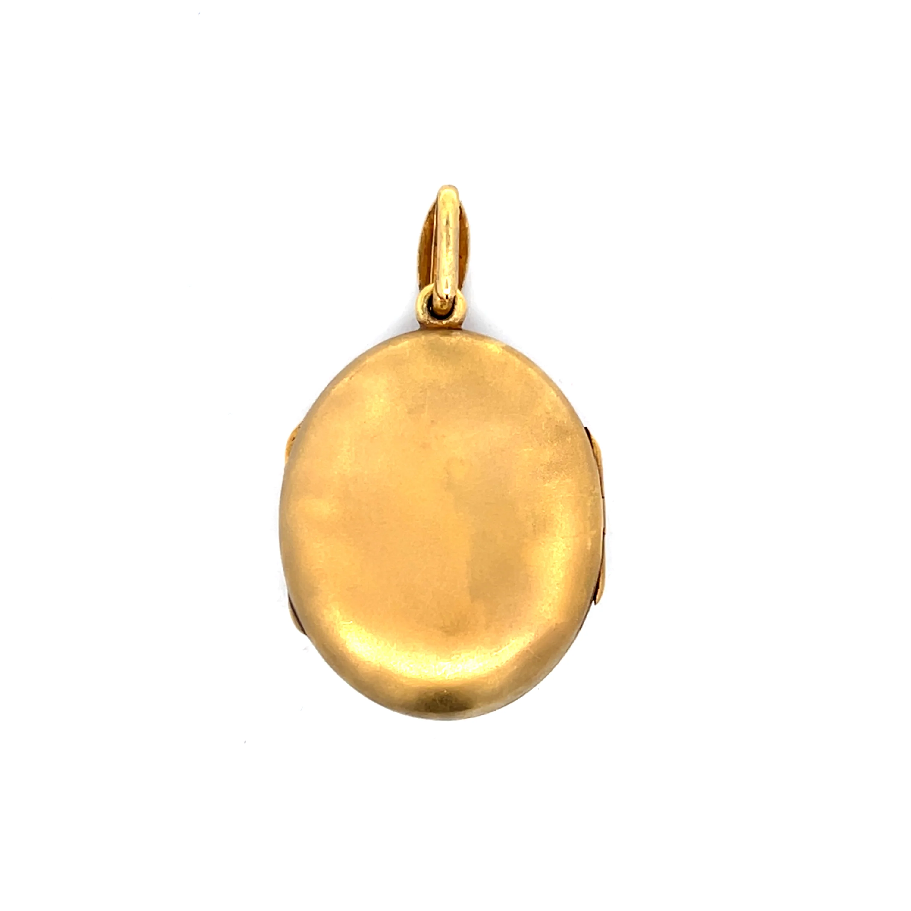 1.82 Antique Victorian Locket Pendant in 18k Yellow Gold - Image 2