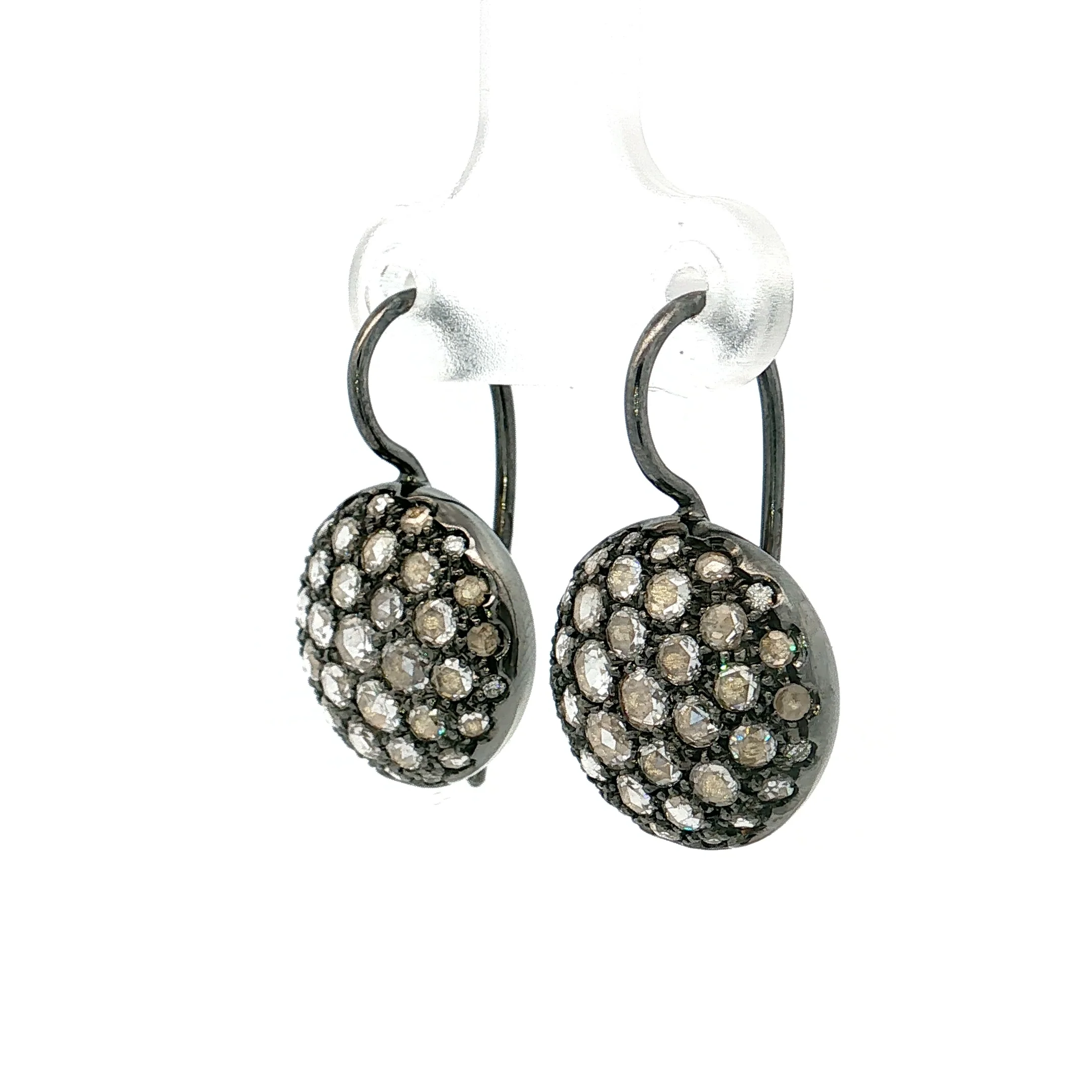 1.84 Roberto Marroni Diamond Drop Earrings 18k - Image 2