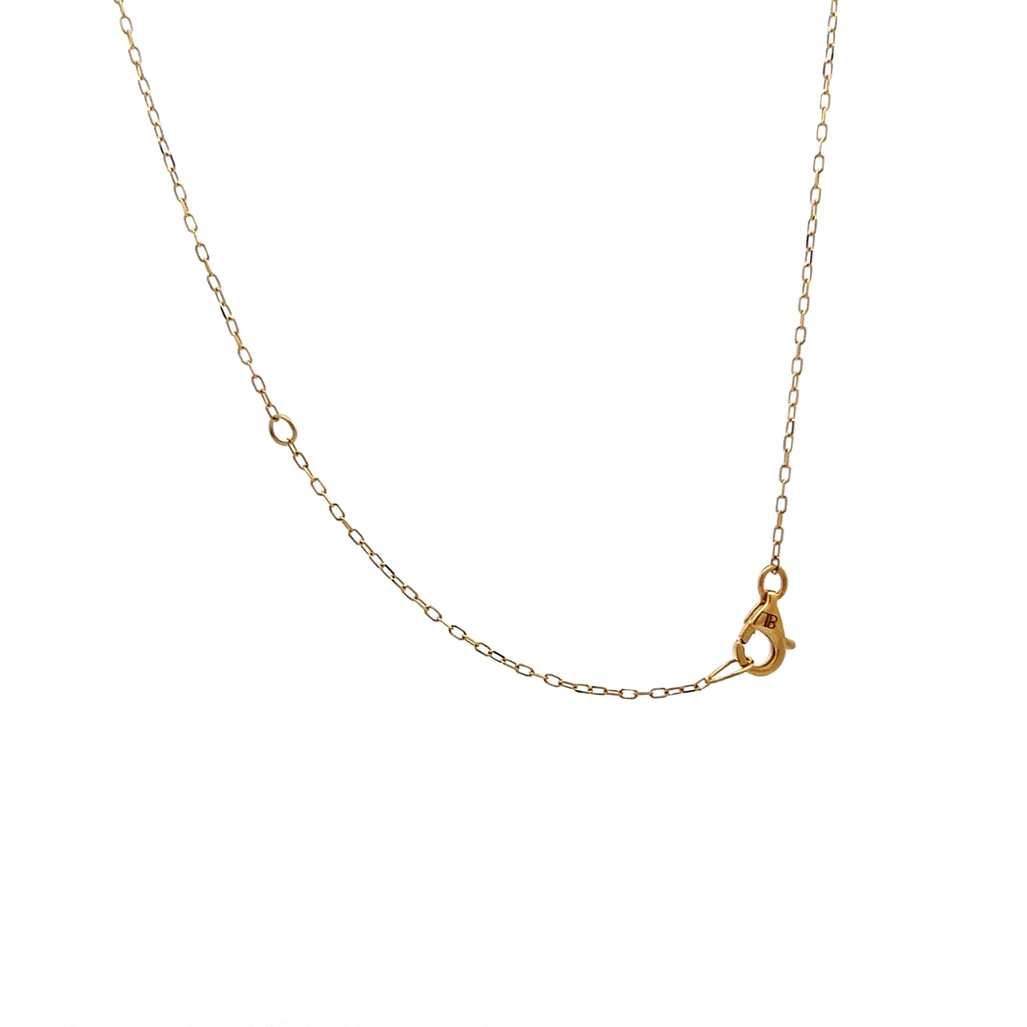 1.87 Multi-Gemstone Lariat Necklace in 14k Yellow Gold - Image 4