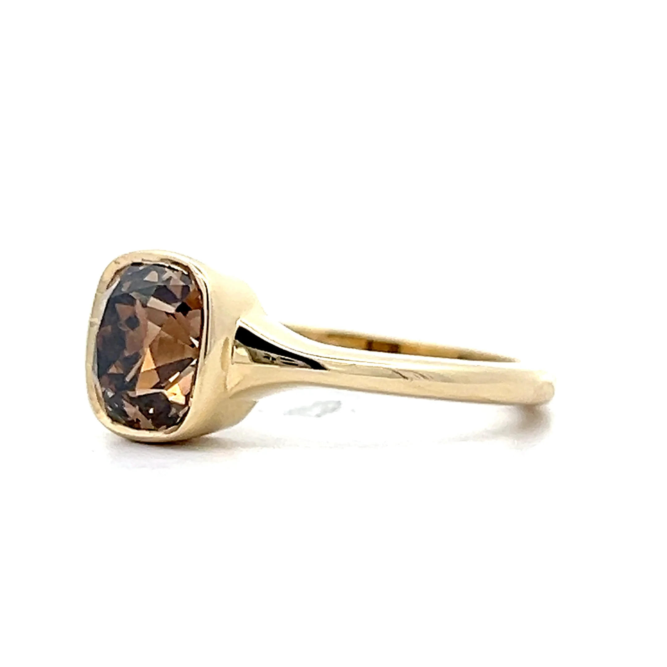 1.90 Fancy Brown Diamond Engagement Ring in 14k - Image 2