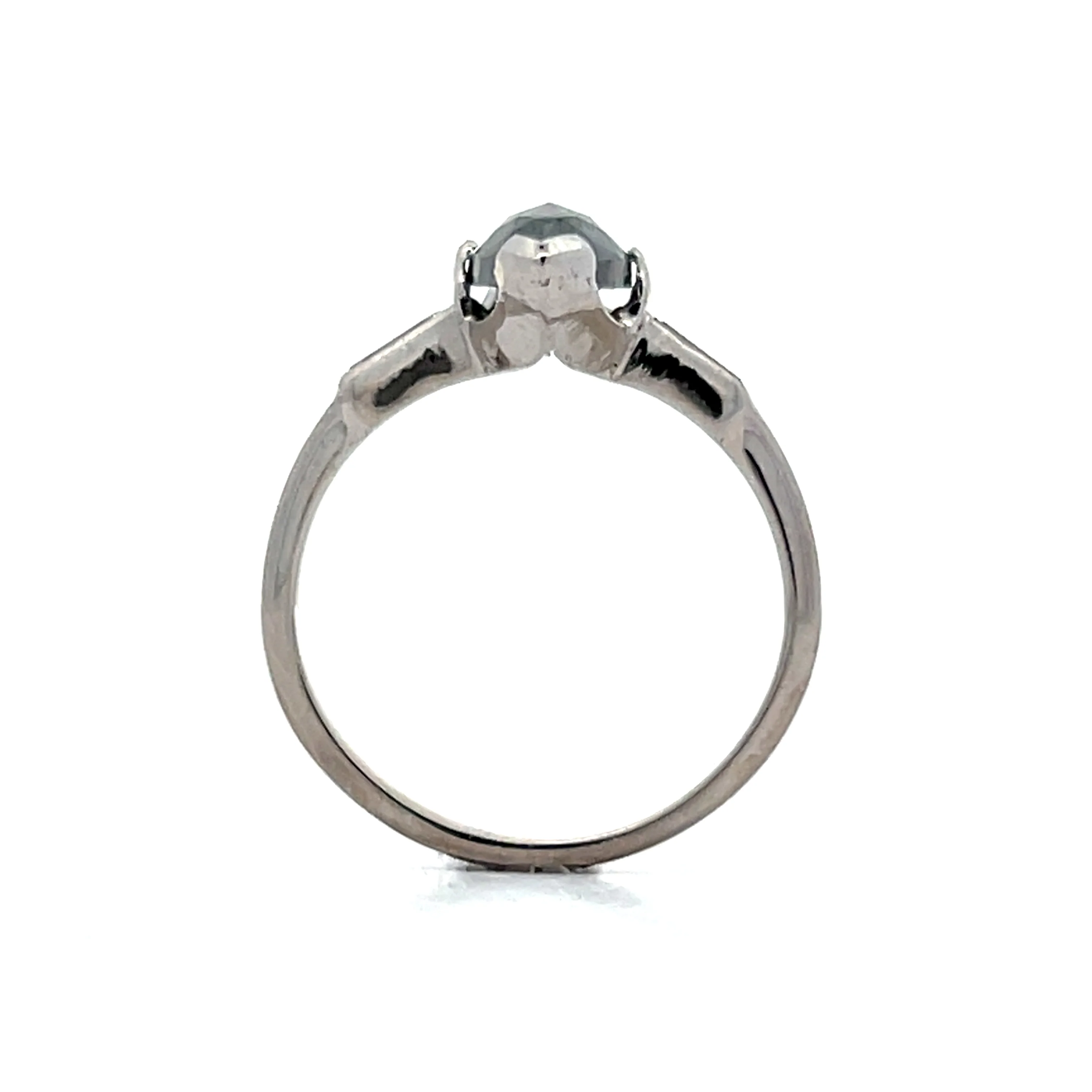 1.92 Marquise Cut Diamond Engagement Ring in Platinum - Image 4