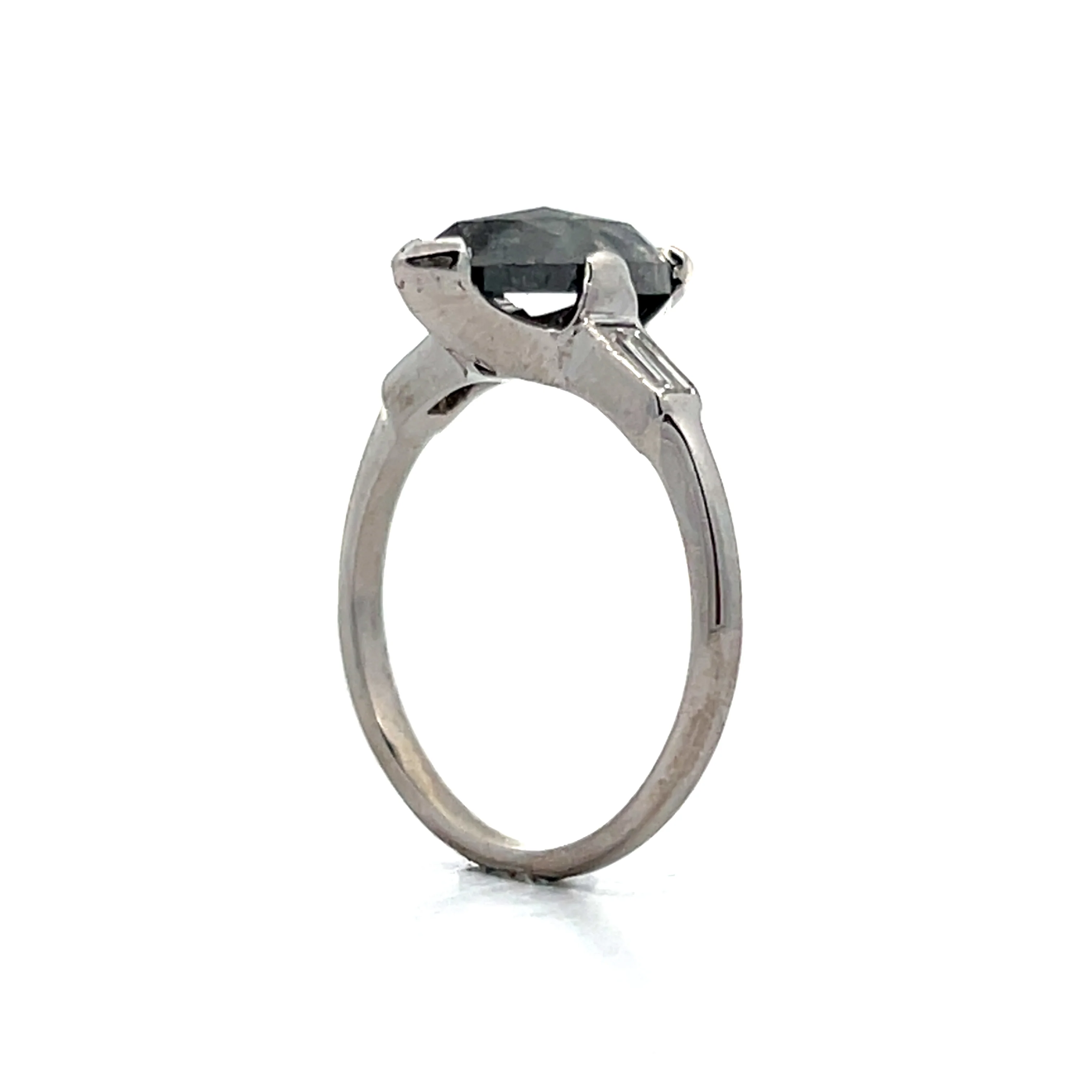 1.92 Marquise Cut Diamond Engagement Ring in Platinum - Image 5