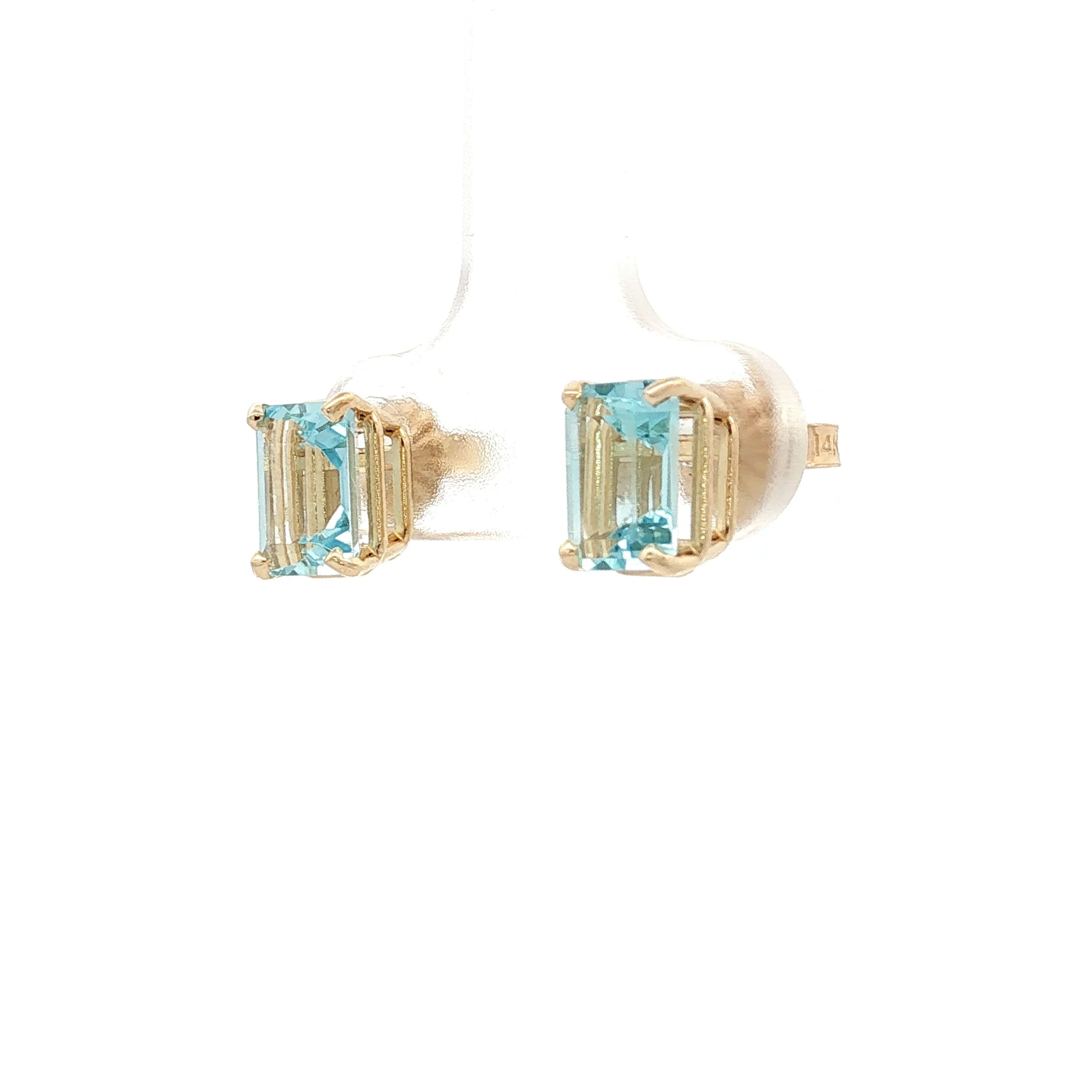 1.94 Filigree x Eleanor Leftwich Aquamarine Earrings in 14k - Image 2