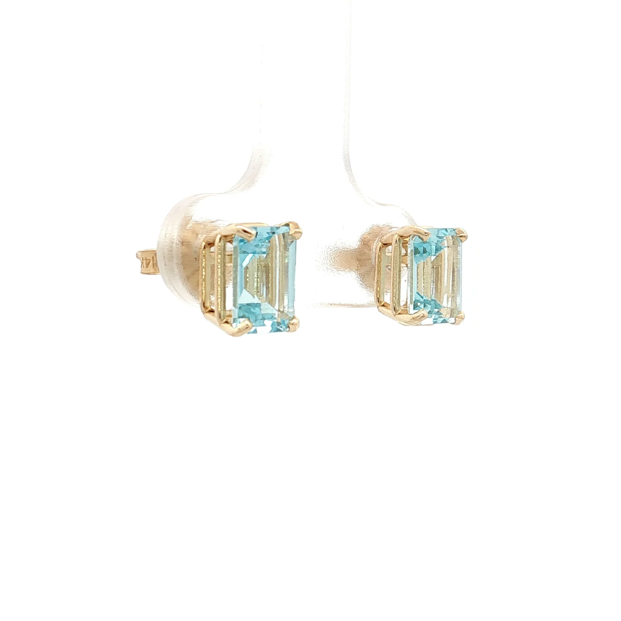 1.94 Filigree x Eleanor Leftwich Aquamarine Earrings in 14k - Image 3