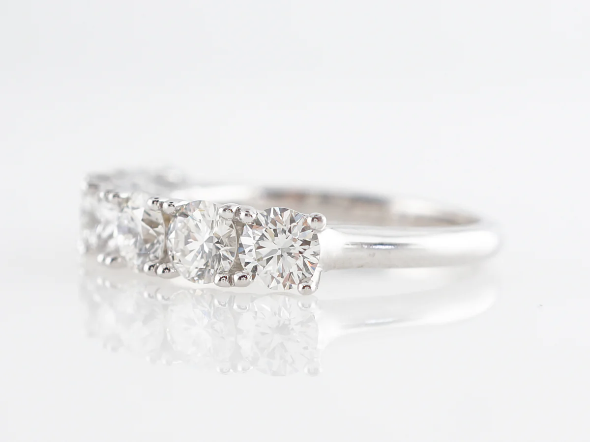 1.96 Carat Diamond Wedding Band in 14k White Gold - Image 2