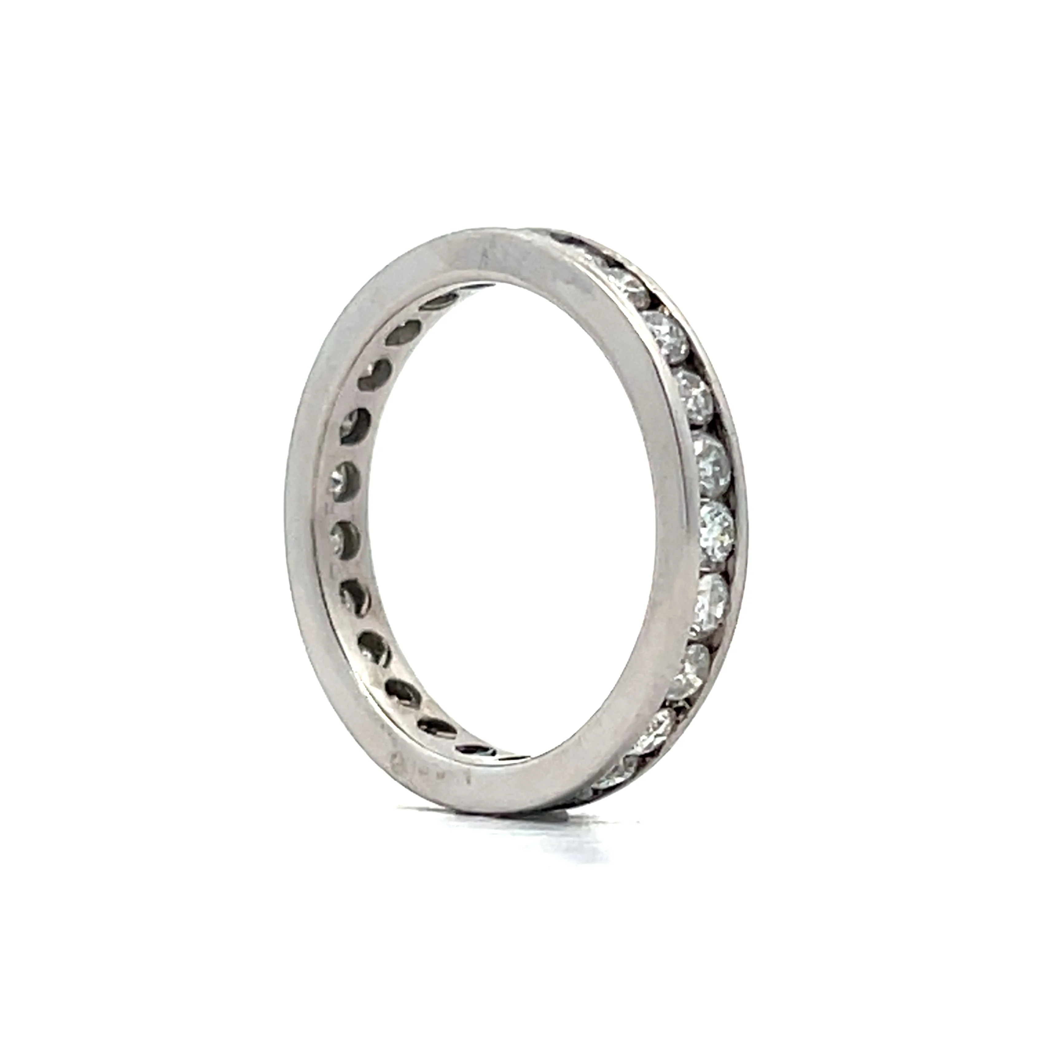 1 Carat Channel Set Eternity Band in Platinum - Image 5