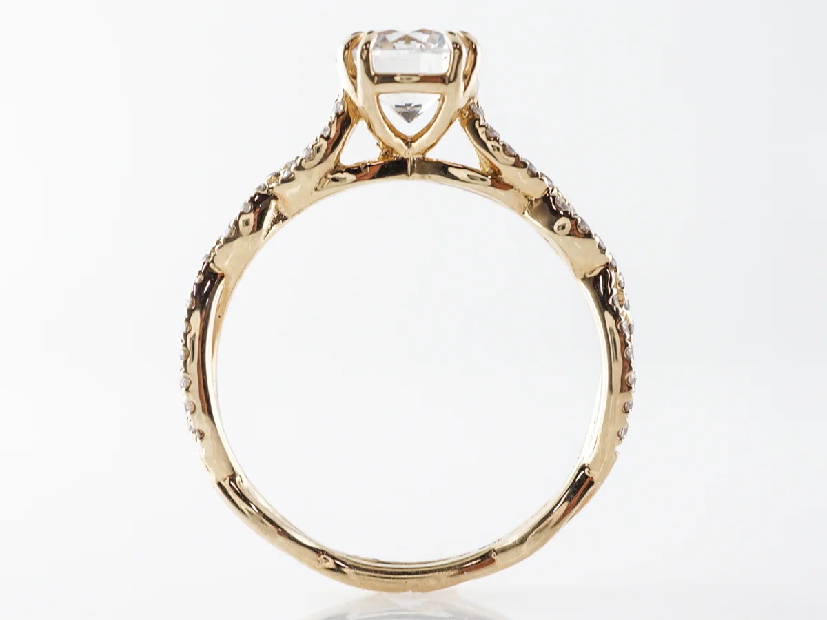 1 Carat Diamond Solitaire Engagement Ring in 14k - Image 4