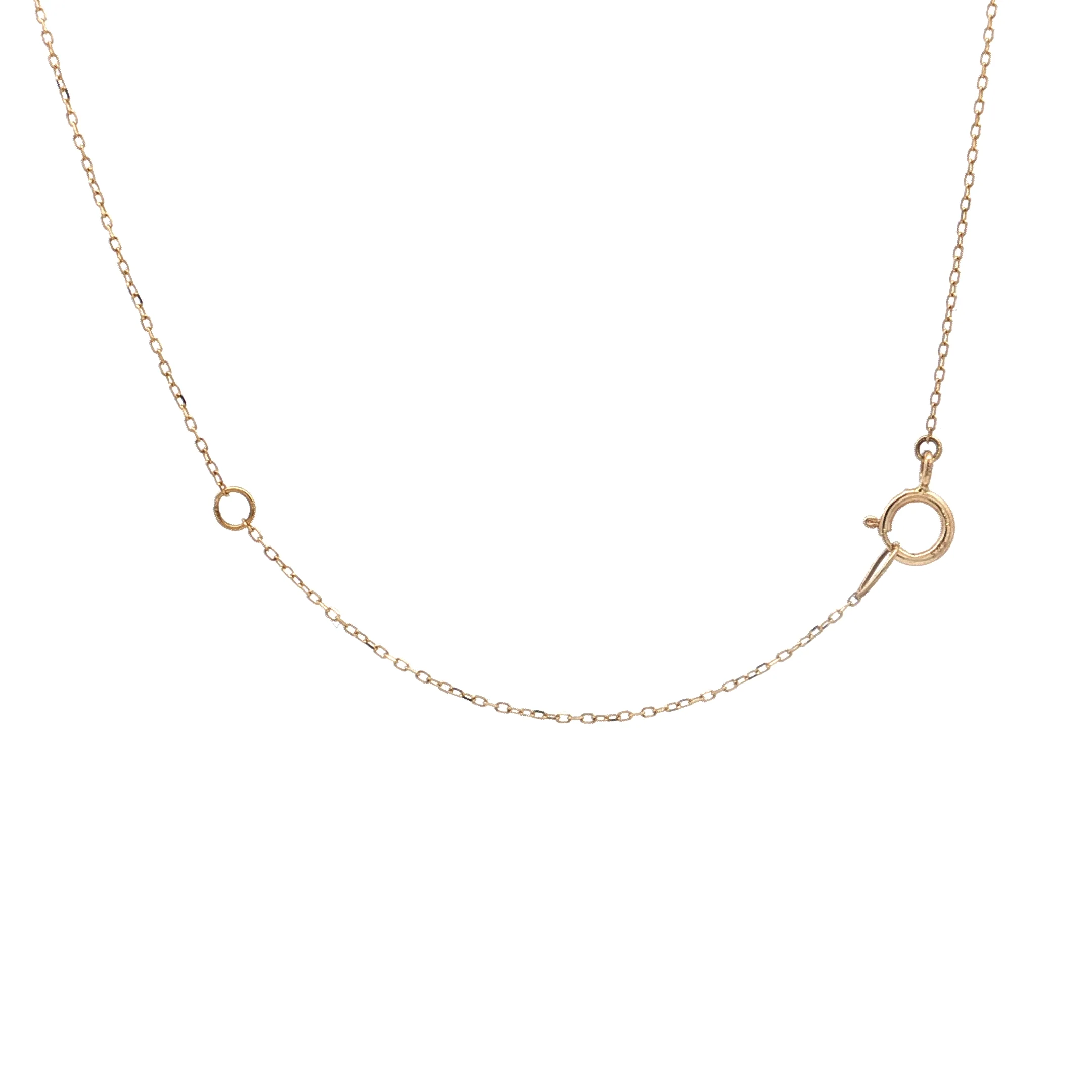 .10 Bezel Peridot Pendant Necklace 14k Yellow Gold - Image 4