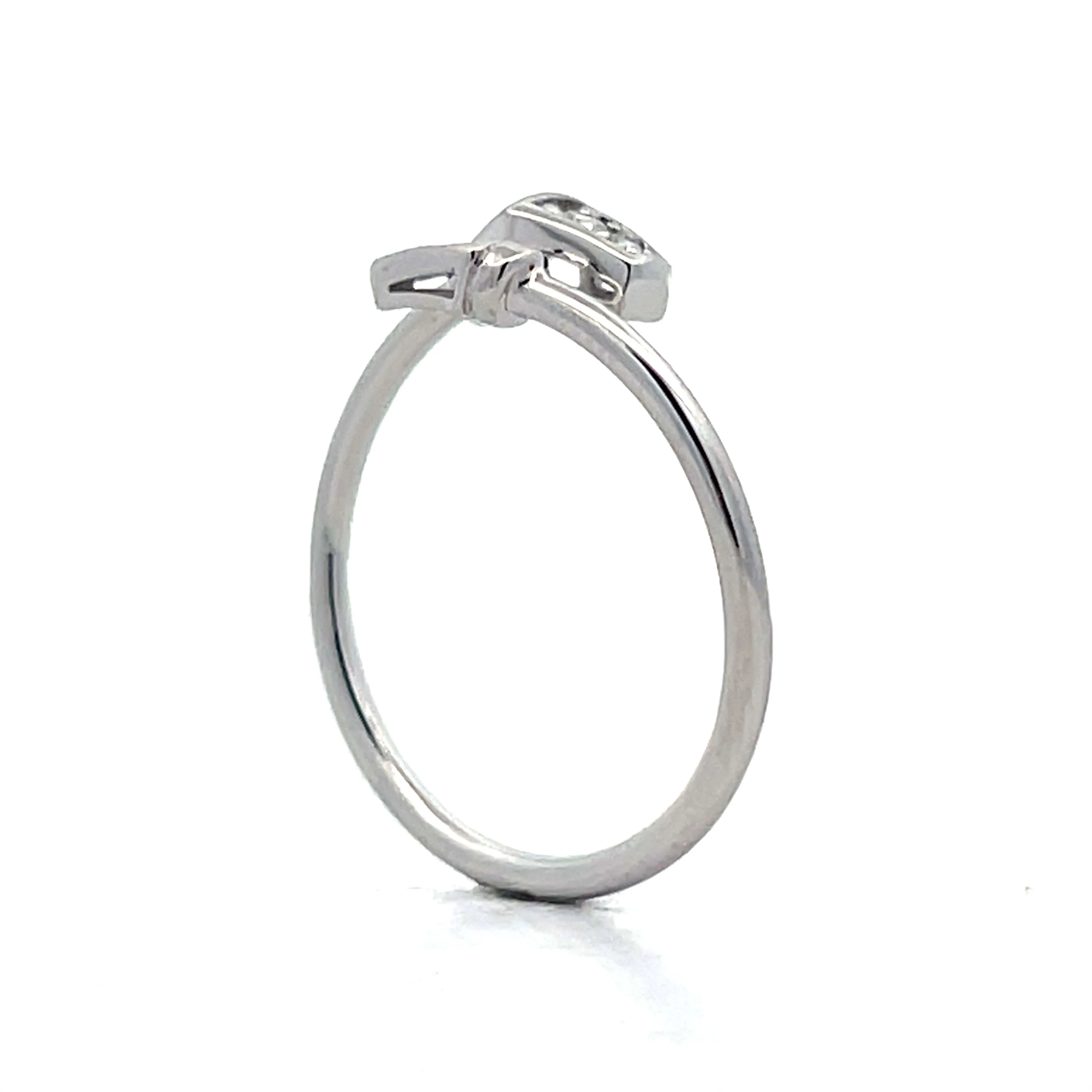.10 Diamond Snake Ring in 18k White Gold - Image 5