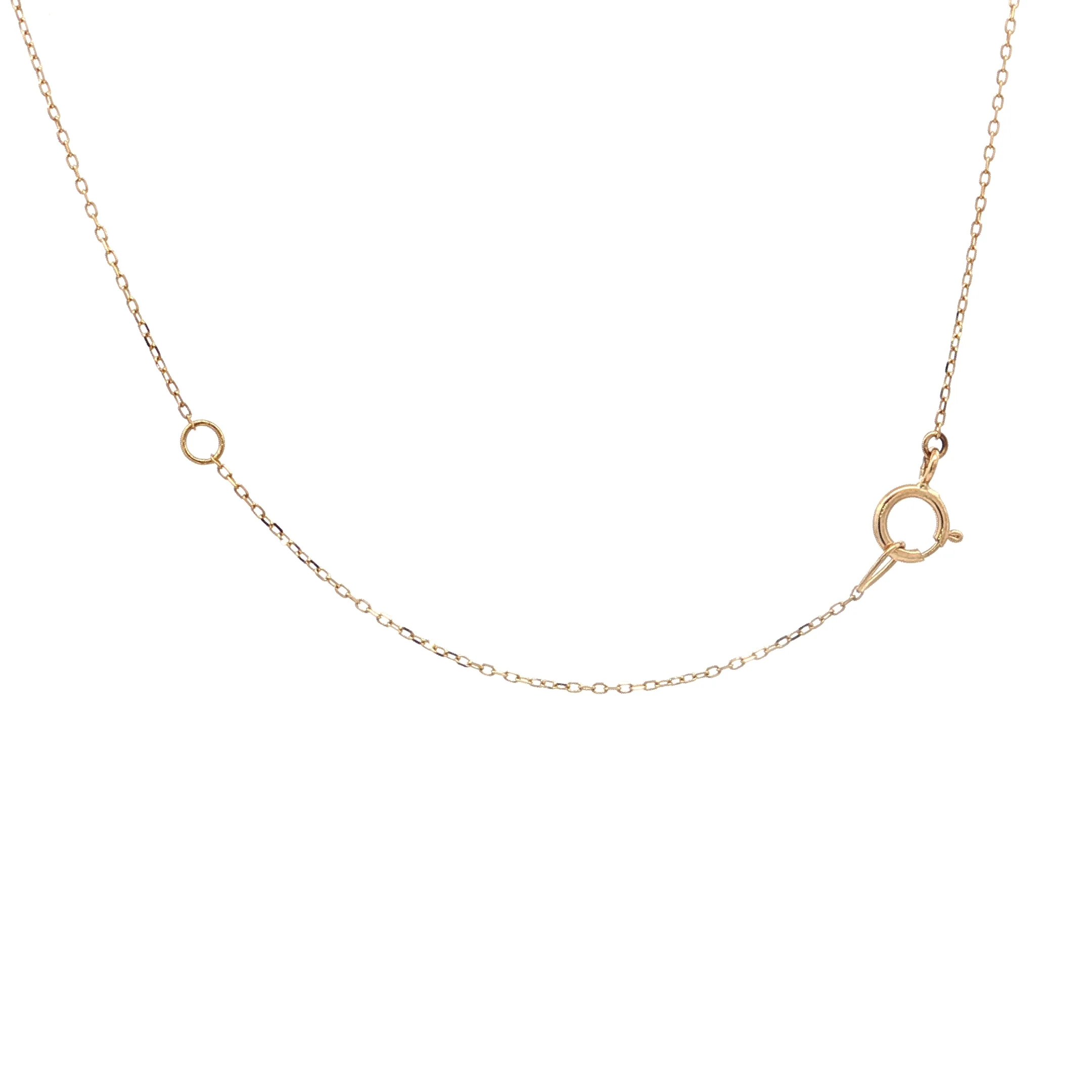 .10 Garnet Fluted Heart Pendant Necklace 14k - Image 4