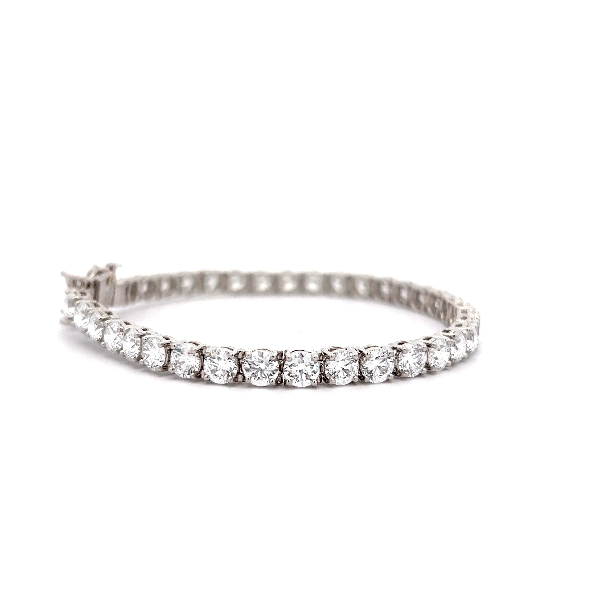 11.32 Tiffany & Co Victoria Diamond Bracelet in Platinum - Image 3