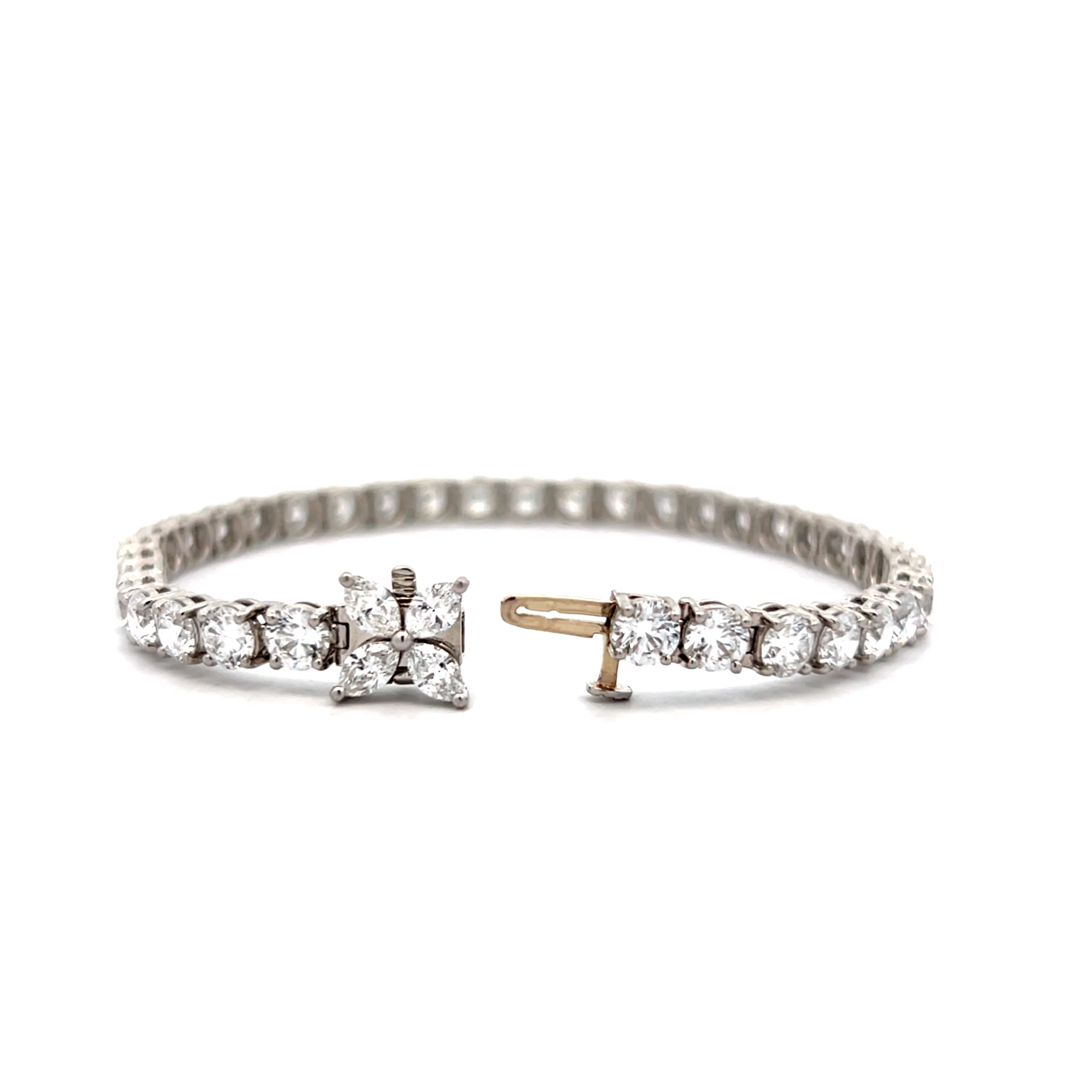 11.32 Tiffany & Co Victoria Diamond Bracelet in Platinum - Image 5