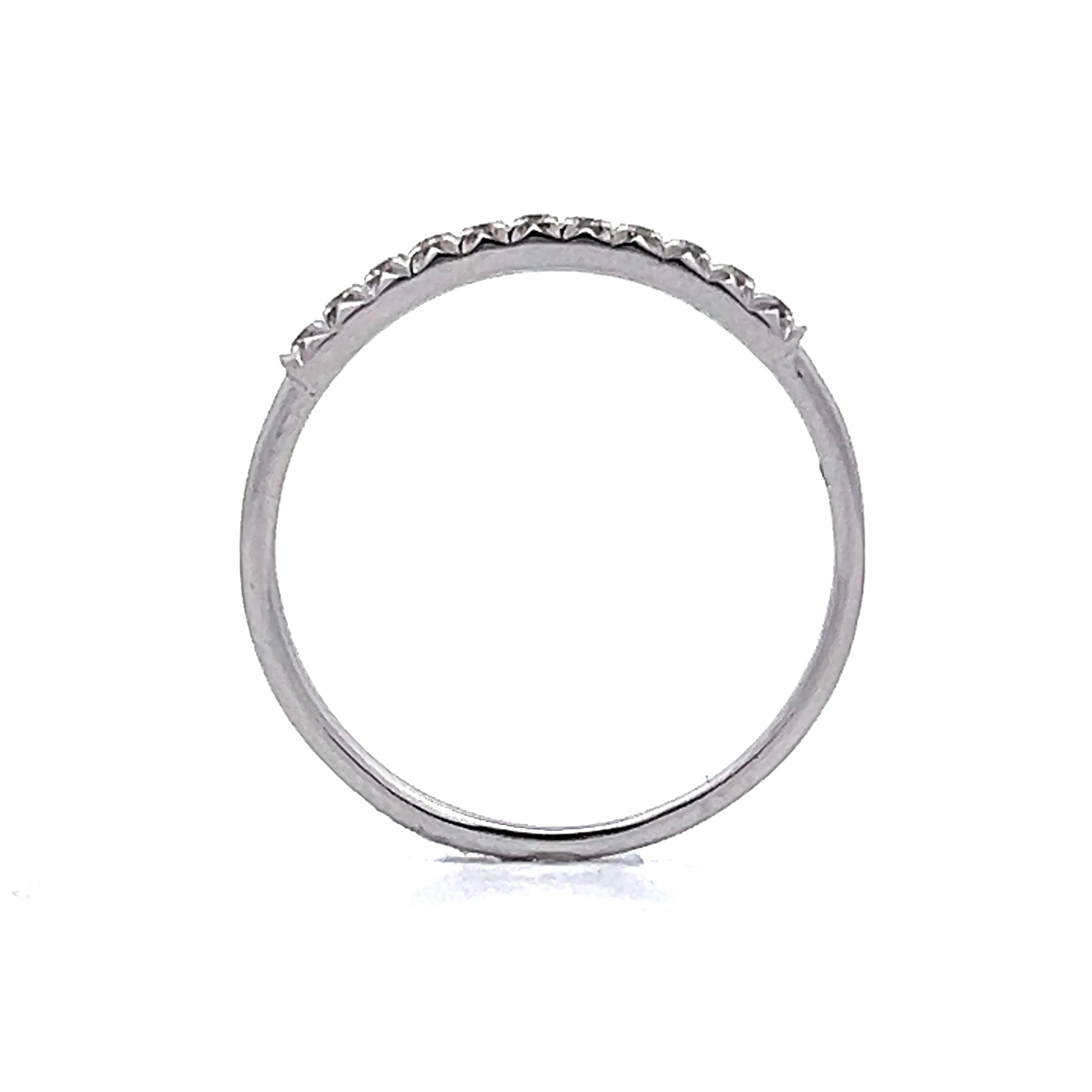 .11 Classic Diamond Wedding Band in 14k - Image 4