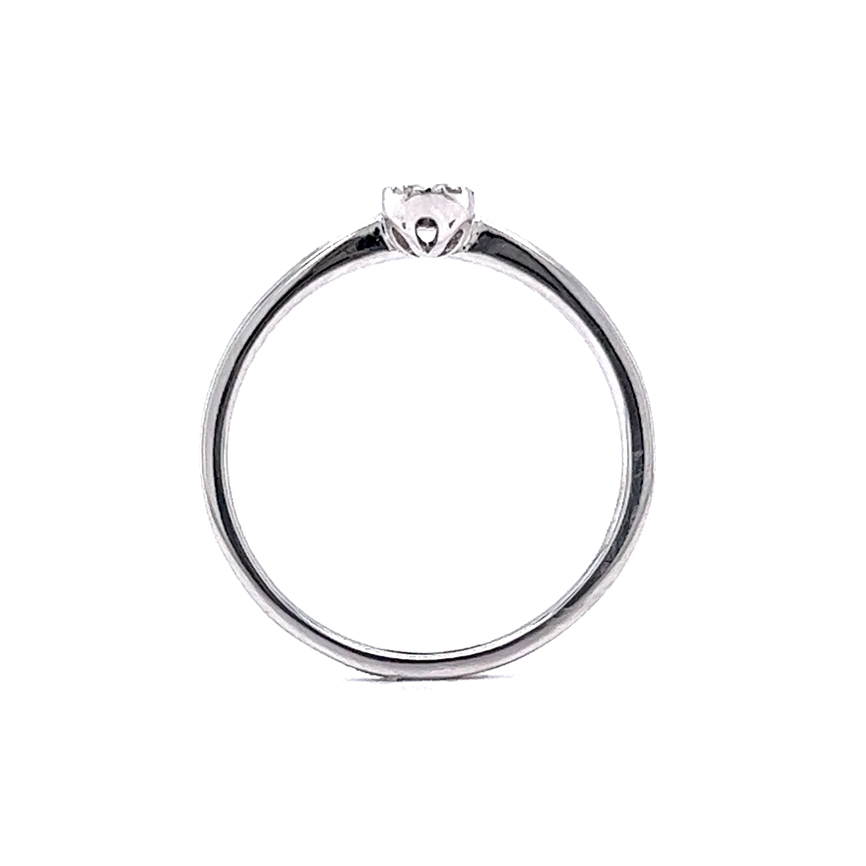 .11 Diamond Pave Right Hand Ring in 14k White Gold - Image 4