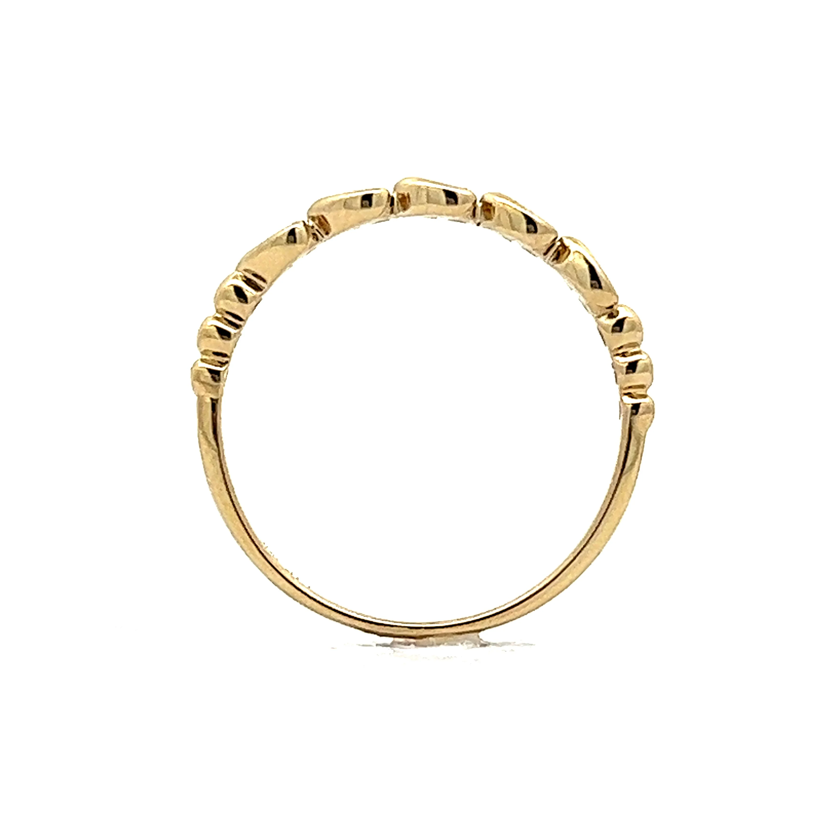 .11 Diamond Wedding Band in 14k Yellow Gold - Image 4