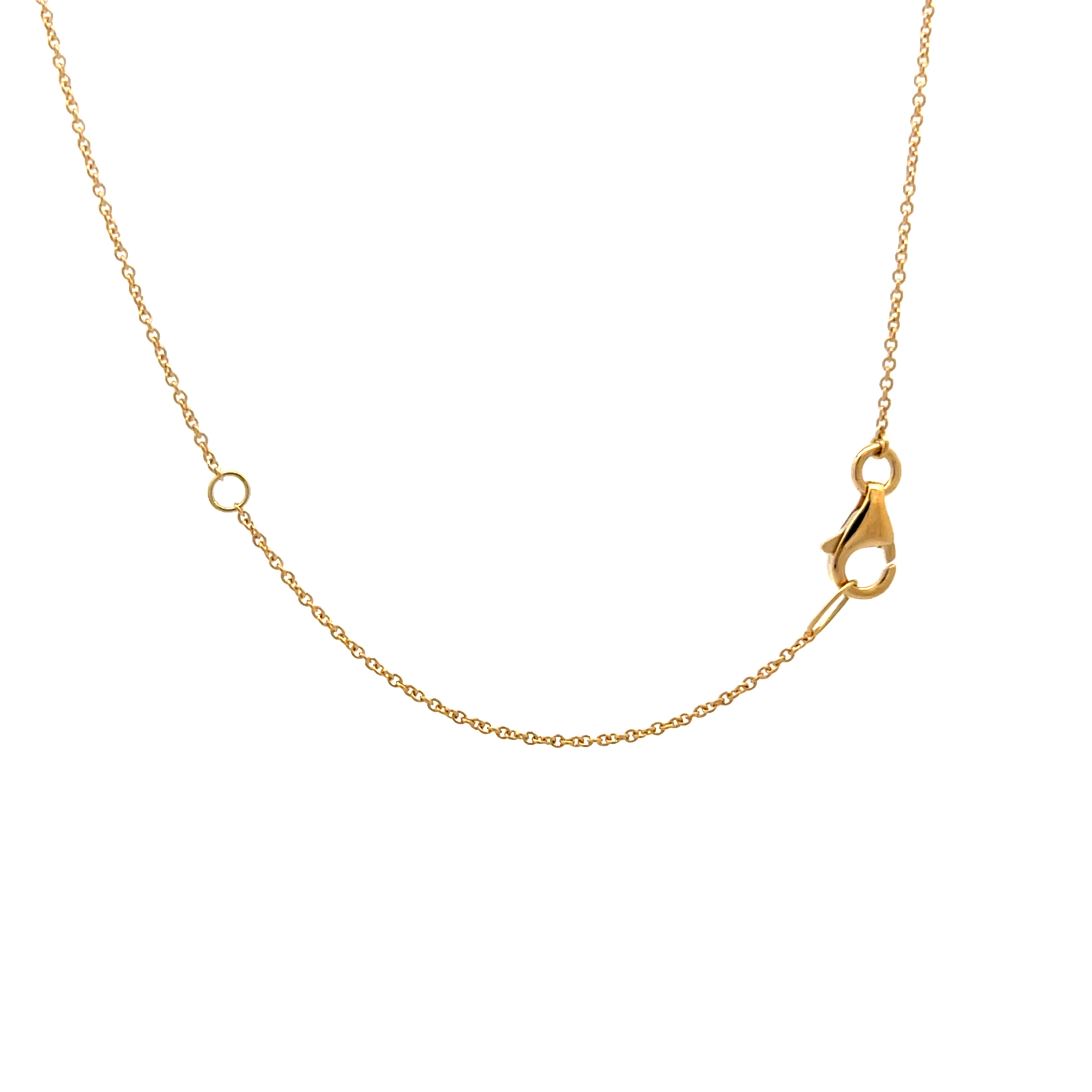 .11 Pave Diamond Pendant Necklace in 18k Yellow Gold - Image 4