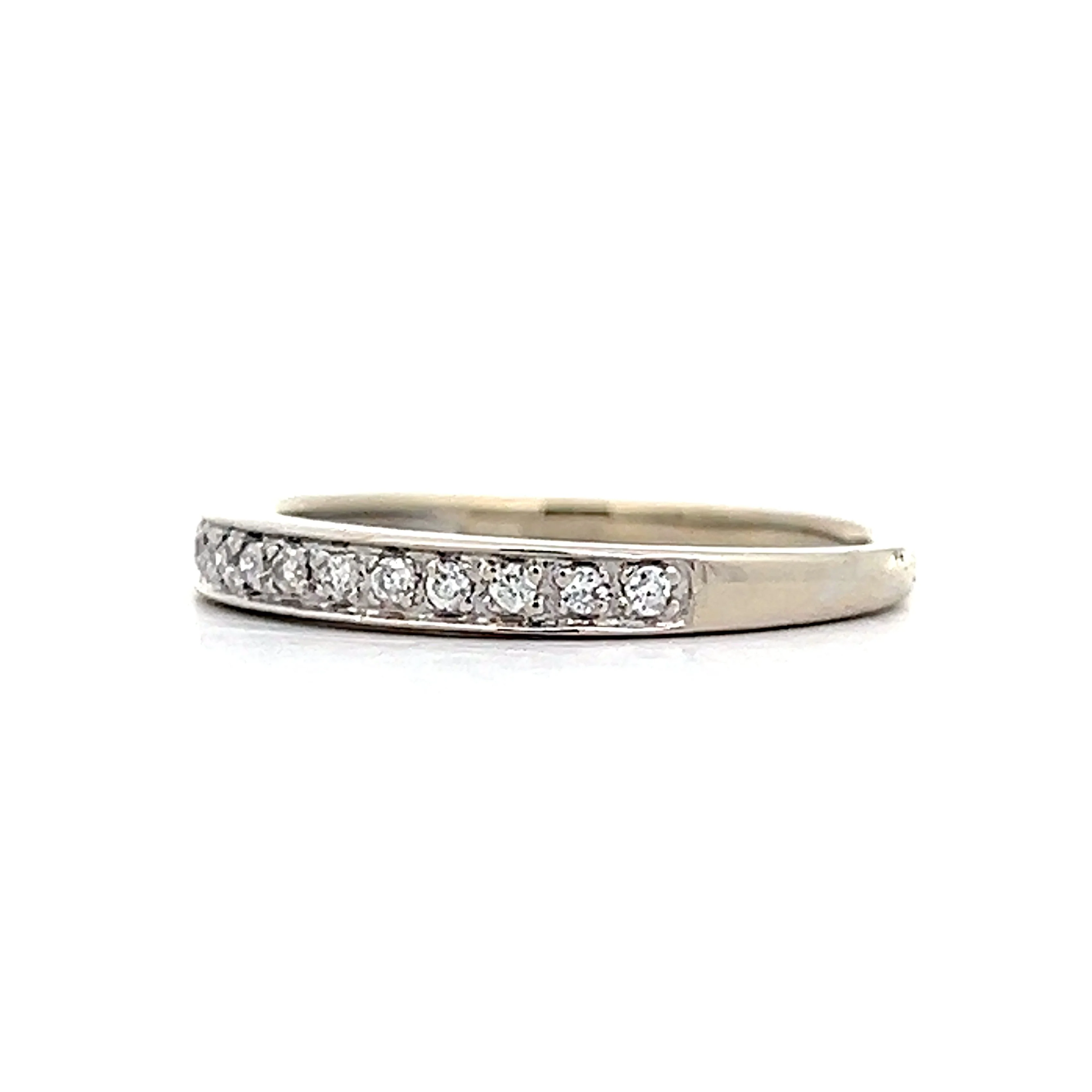 .13 Channel Set Diamond in 14k White Gold - Image 2
