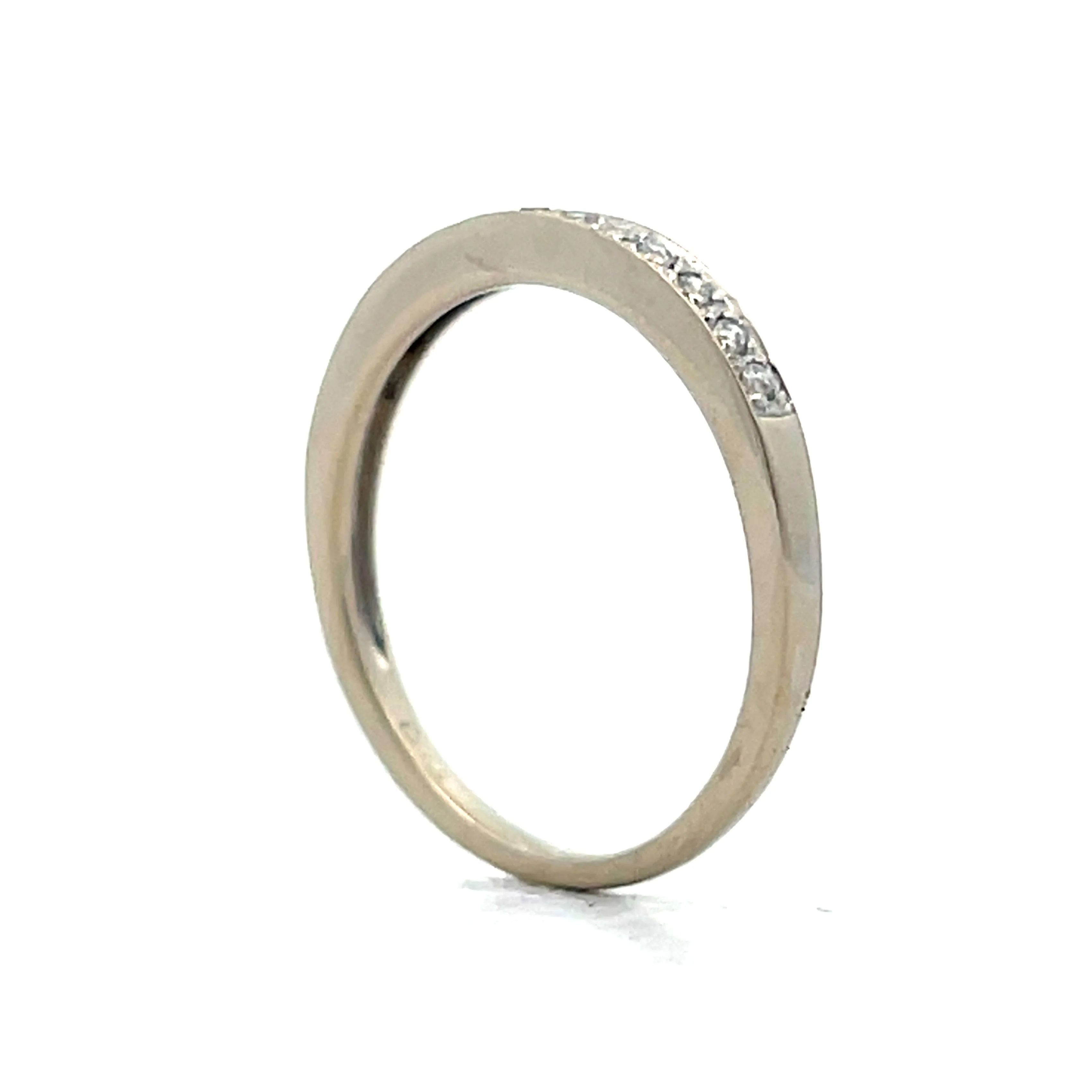 .13 Channel Set Diamond in 14k White Gold - Image 5
