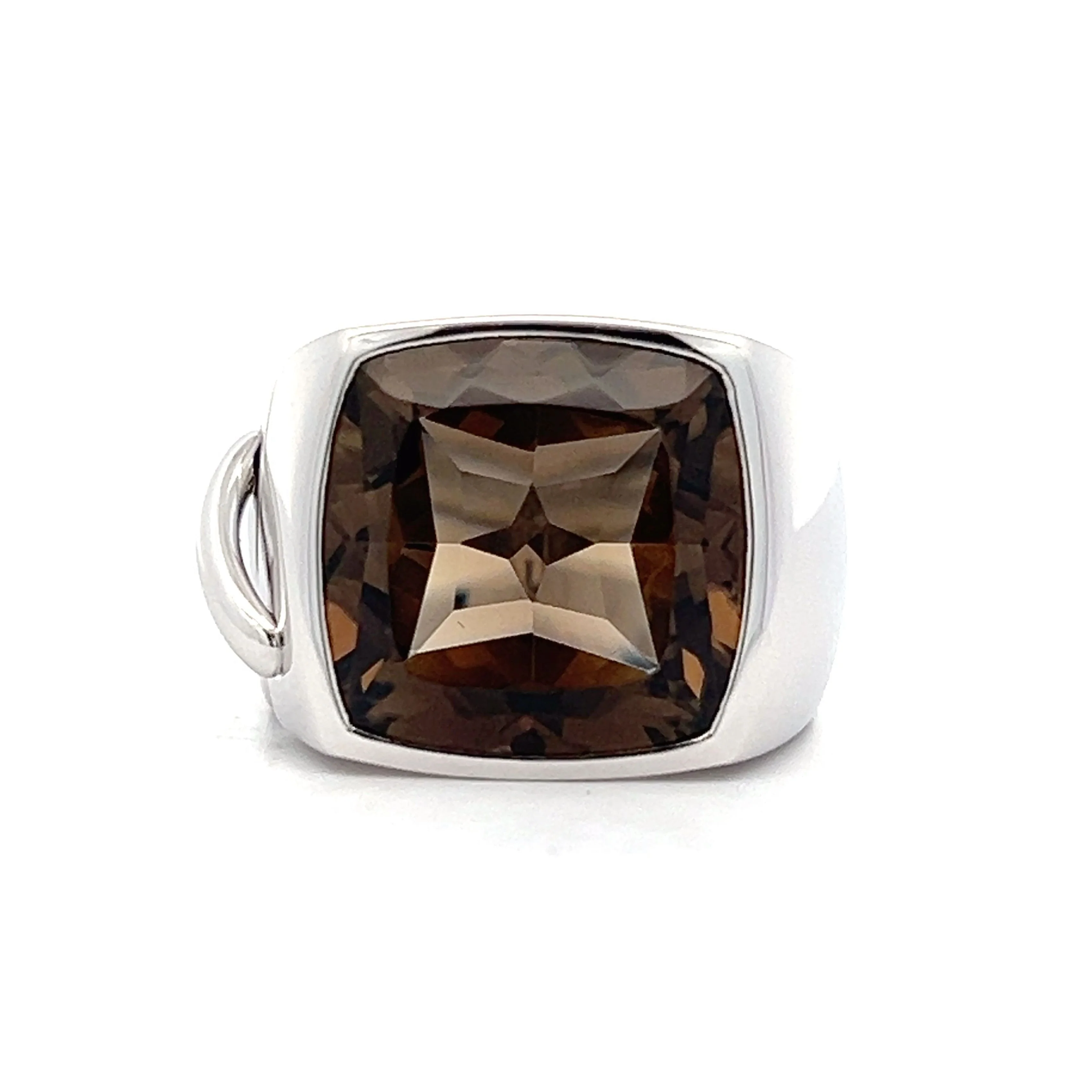 14.50 Chaumet Smoky Quartz Cocktail Ring in 18k