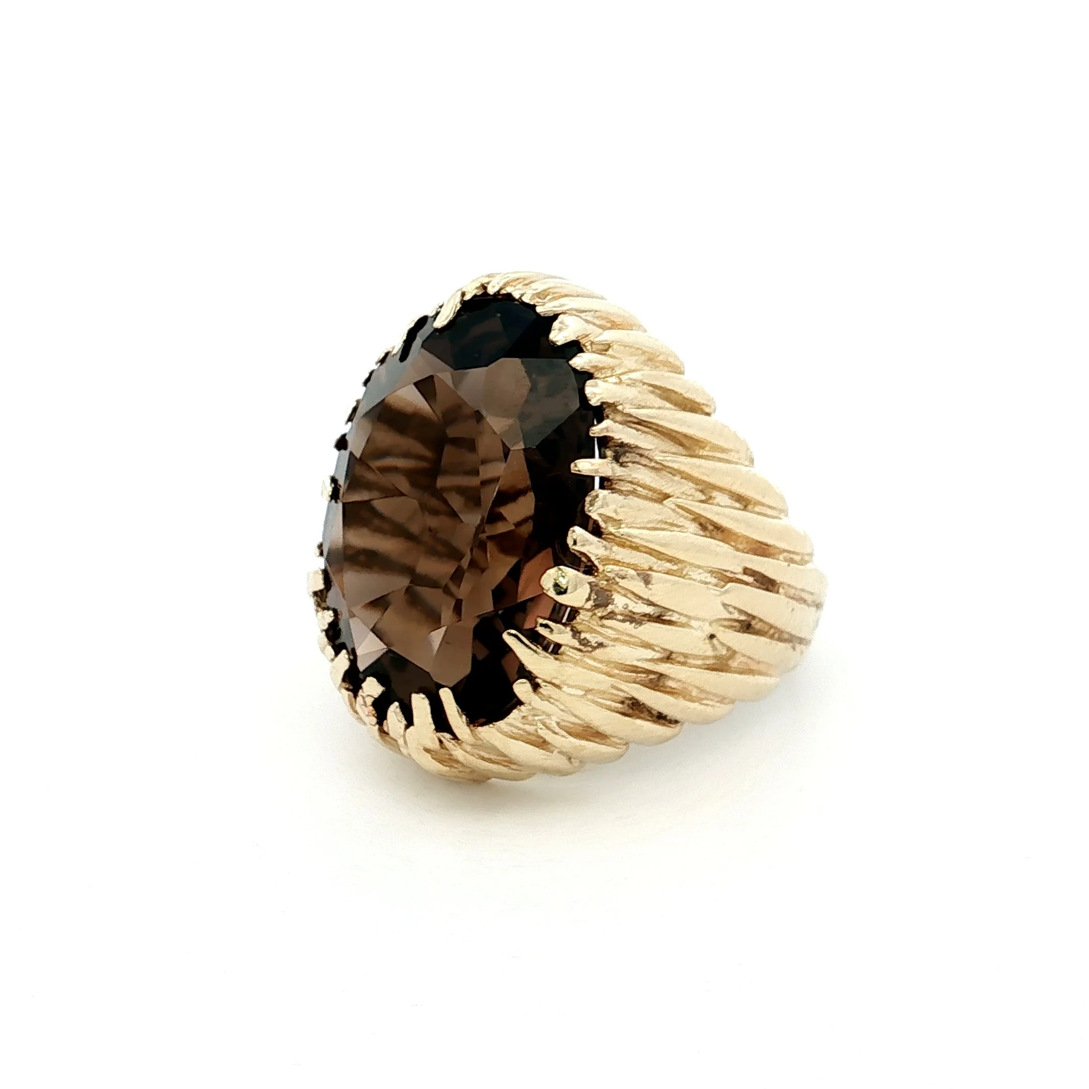 14.53 Filigree x Eleanor Leftwich Cocktail Ring in 14k Yellow Gold - Image 2