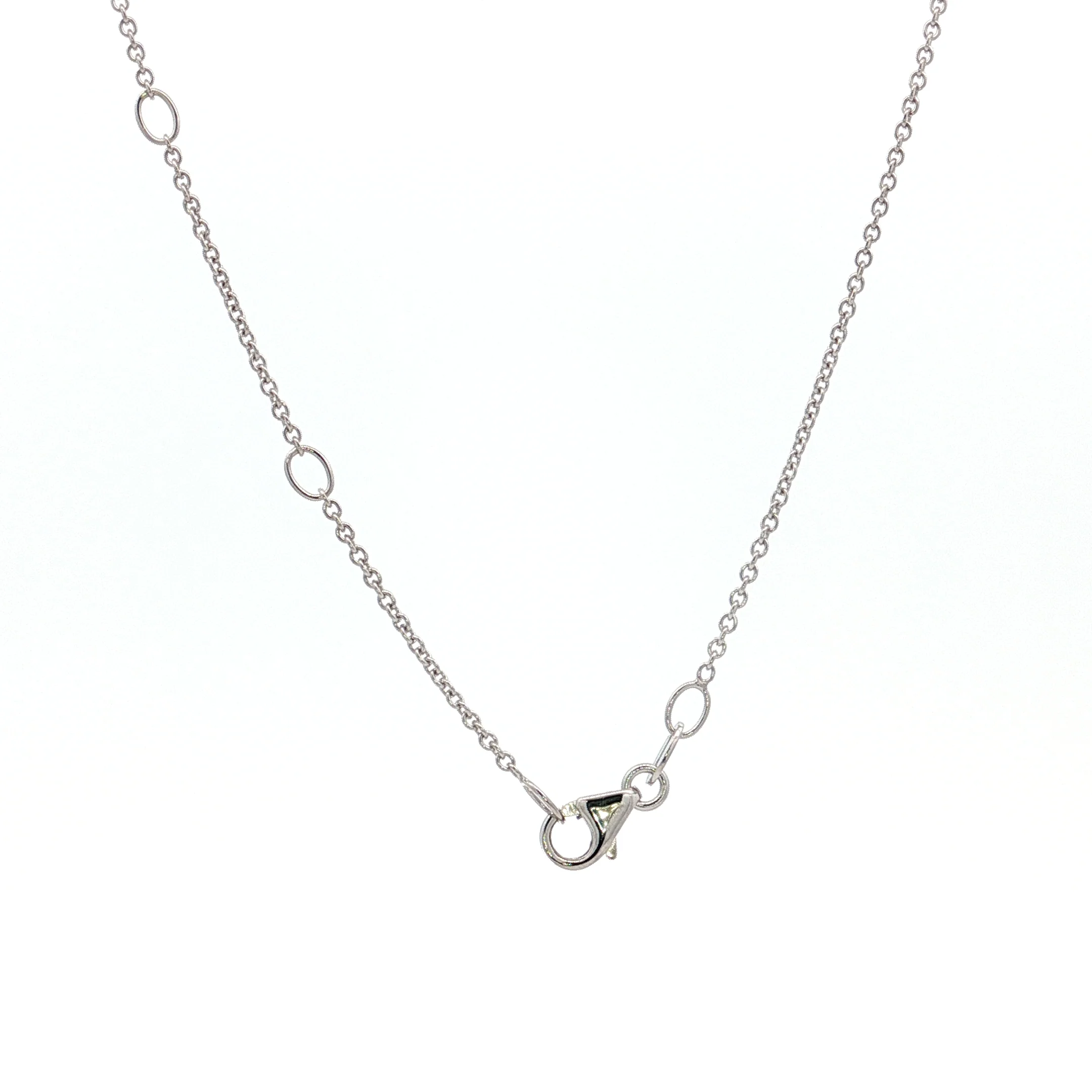 14.67 Kunzite & Diamond Pendant Necklace in Platinum - Image 4