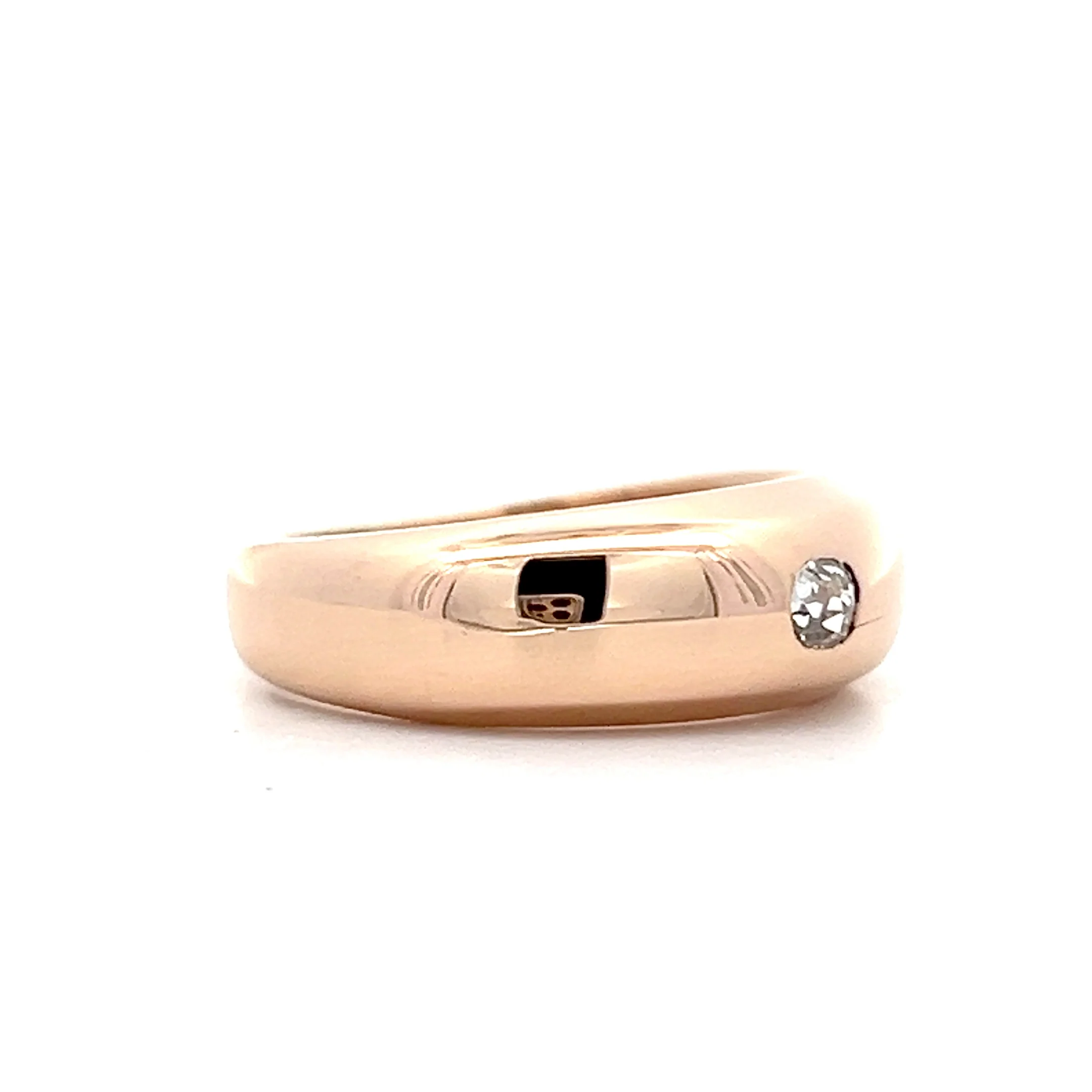 .14 Victorian Antique Mine Diamond Ring in 14k - Image 3