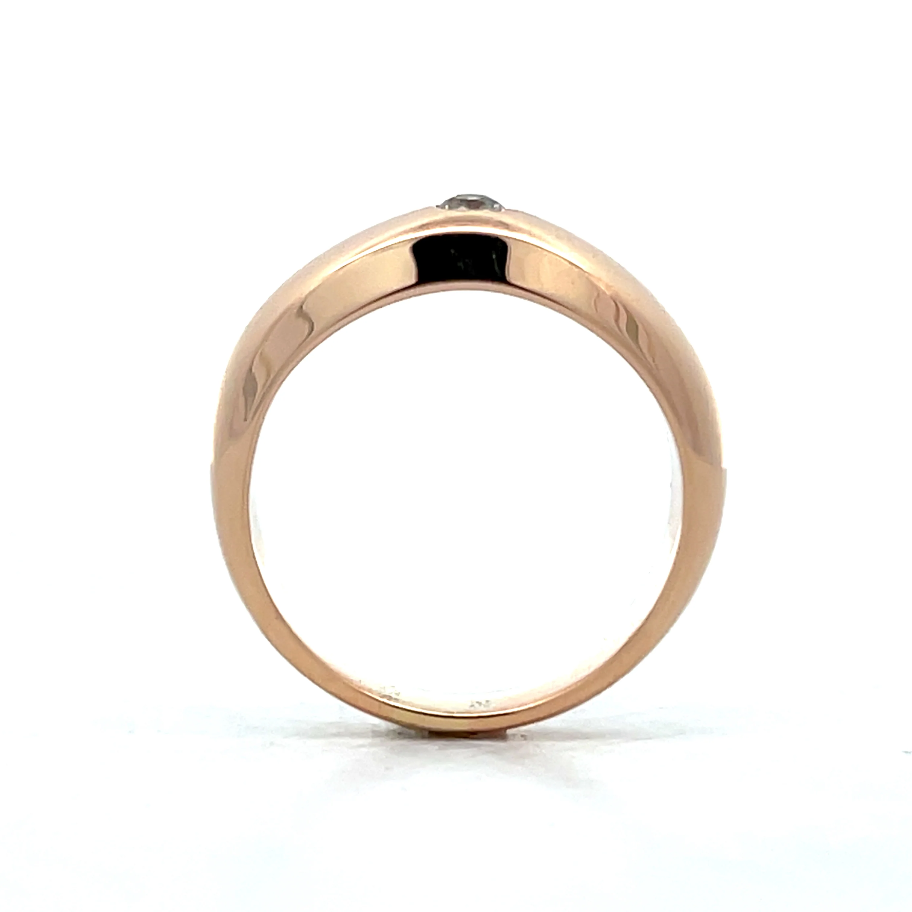 .14 Victorian Antique Mine Diamond Ring in 14k - Image 4