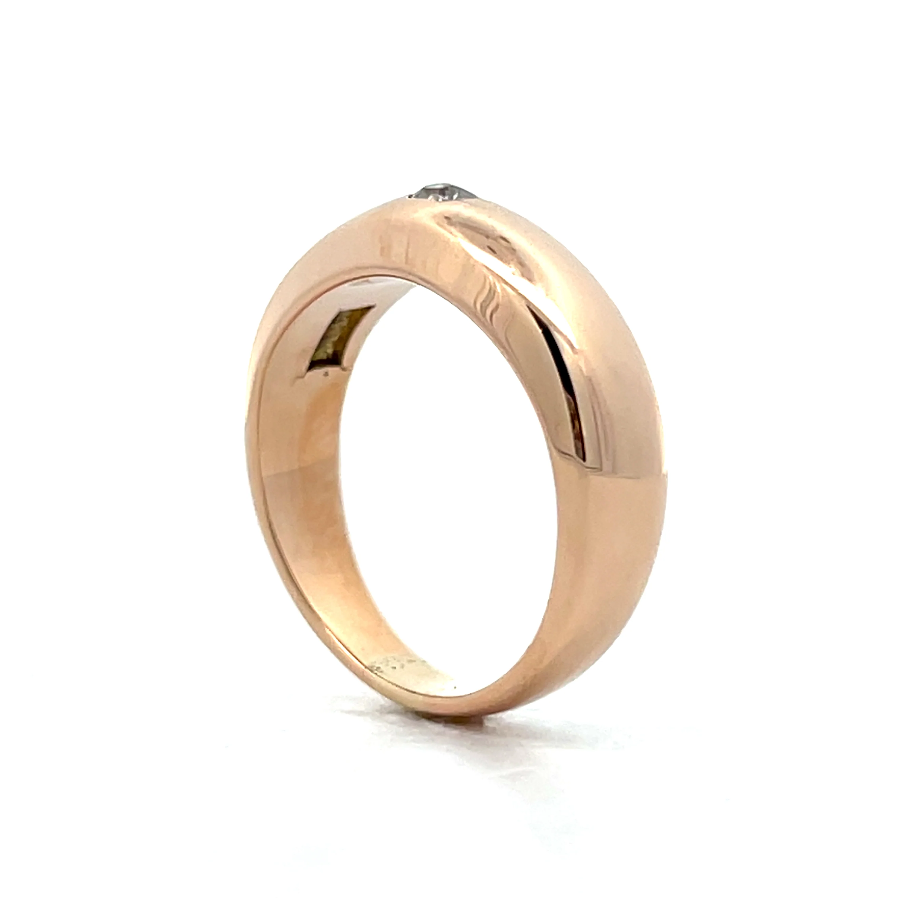 .14 Victorian Antique Mine Diamond Ring in 14k - Image 5