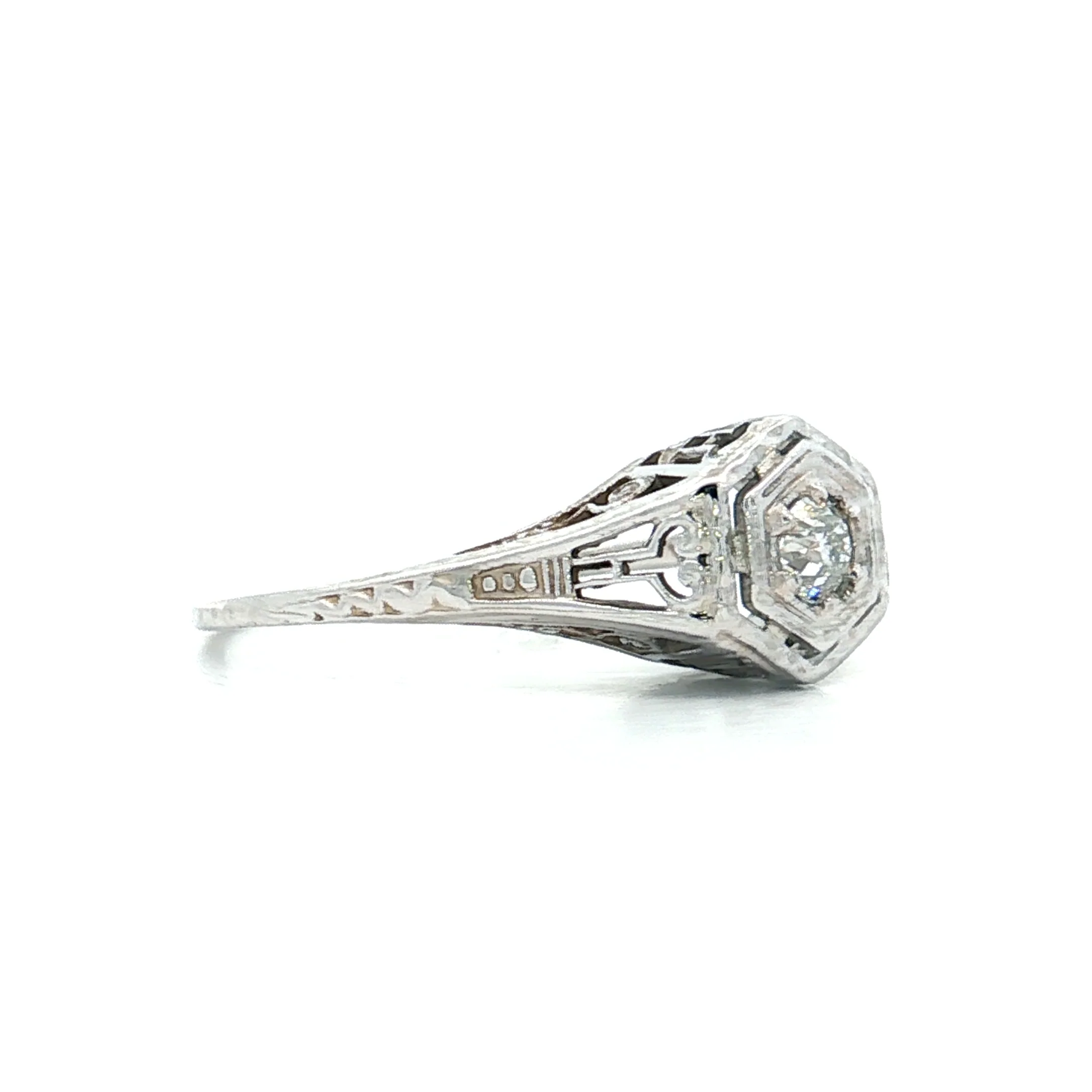 .15 Antique Old European Diamond Engagement Ring - Image 3