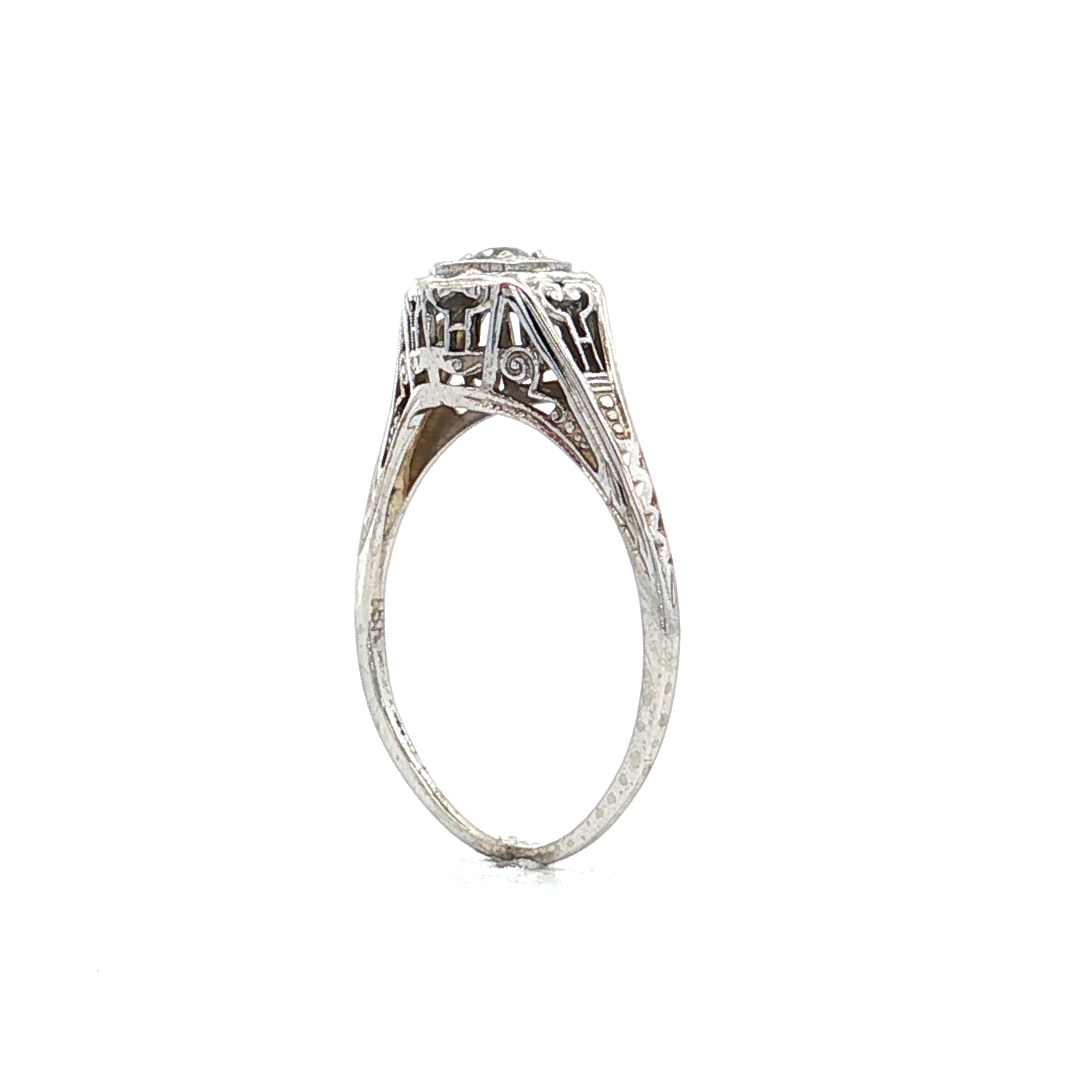.15 Antique Old European Diamond Engagement Ring - Image 5
