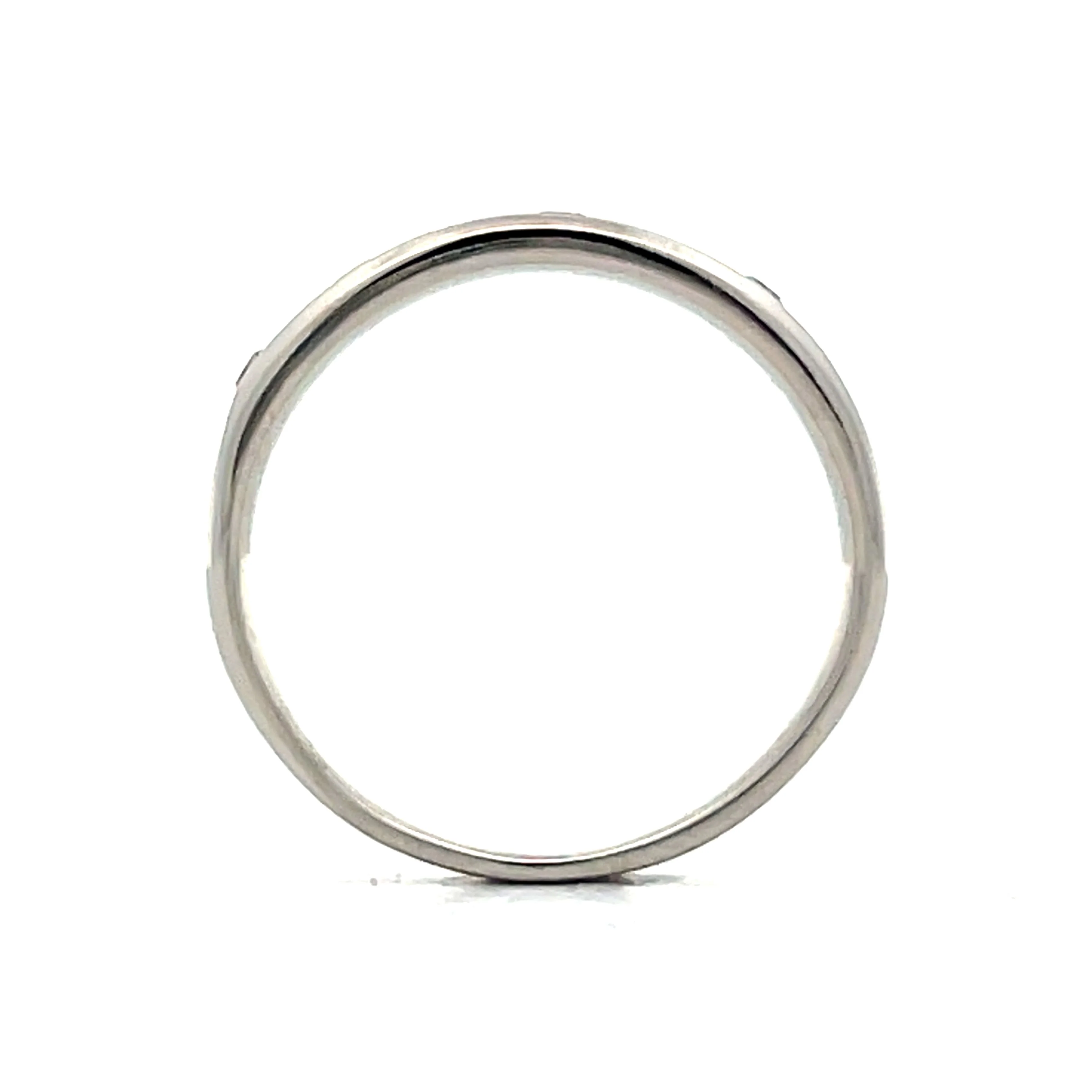 .15 Channel Set Diamond Wedding Band in Platinum - Image 4