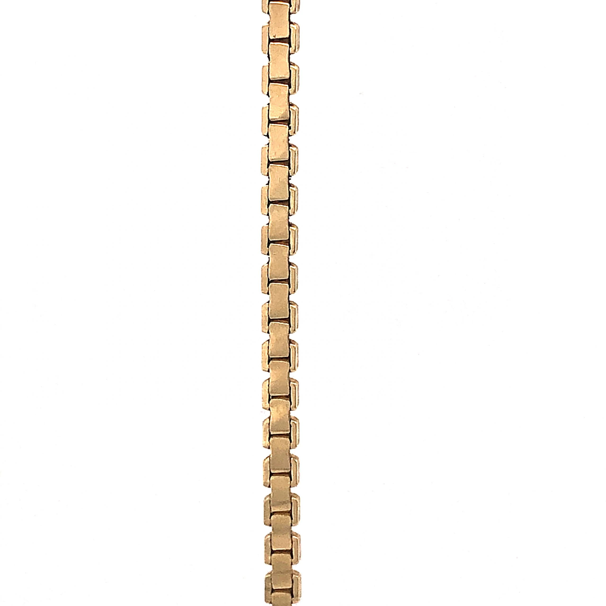 15 Inch Flat Chain Necklace in 14k Yellow Gold - Image 3