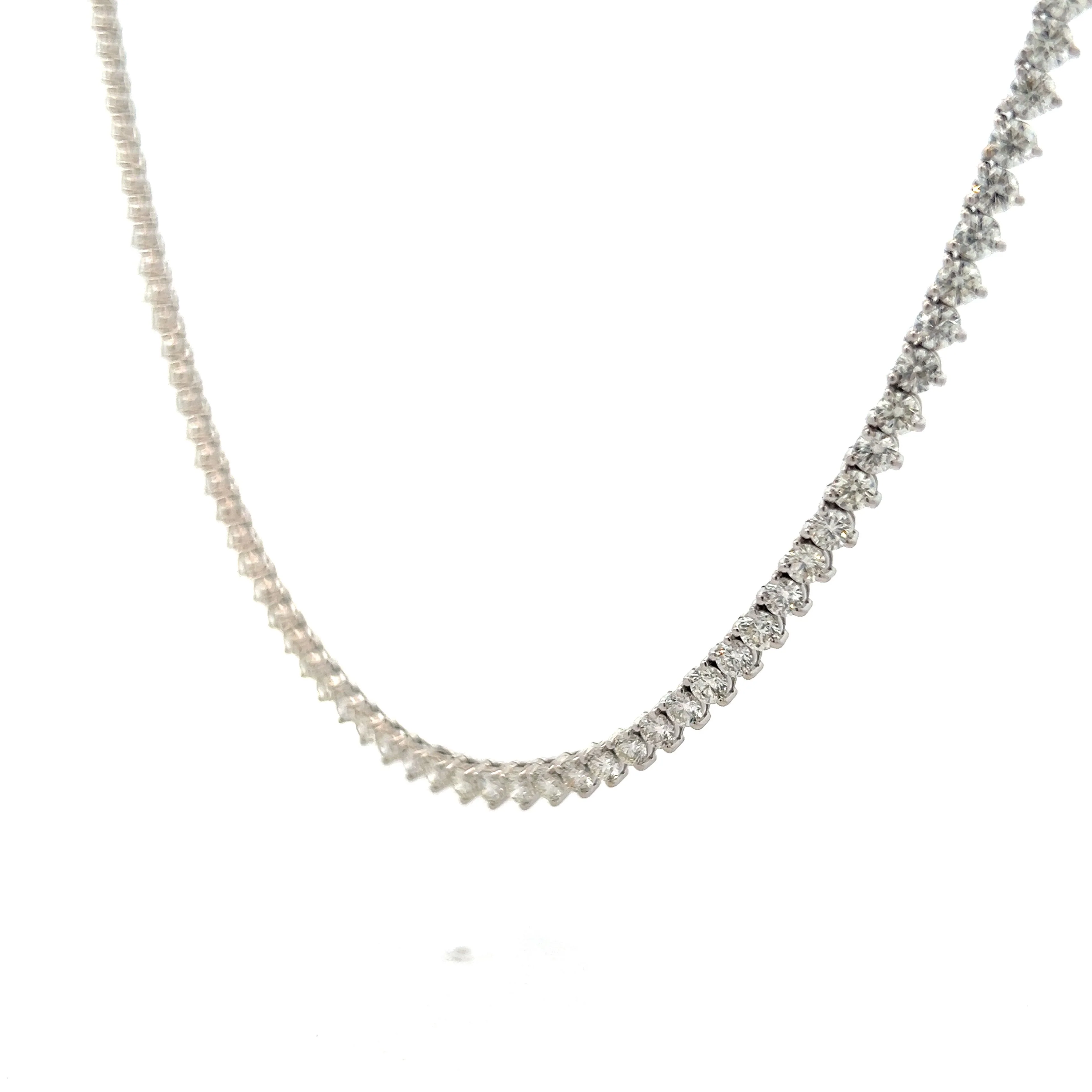 16.60 Brilliant Diamond Necklace in 14k White Gold - Image 2