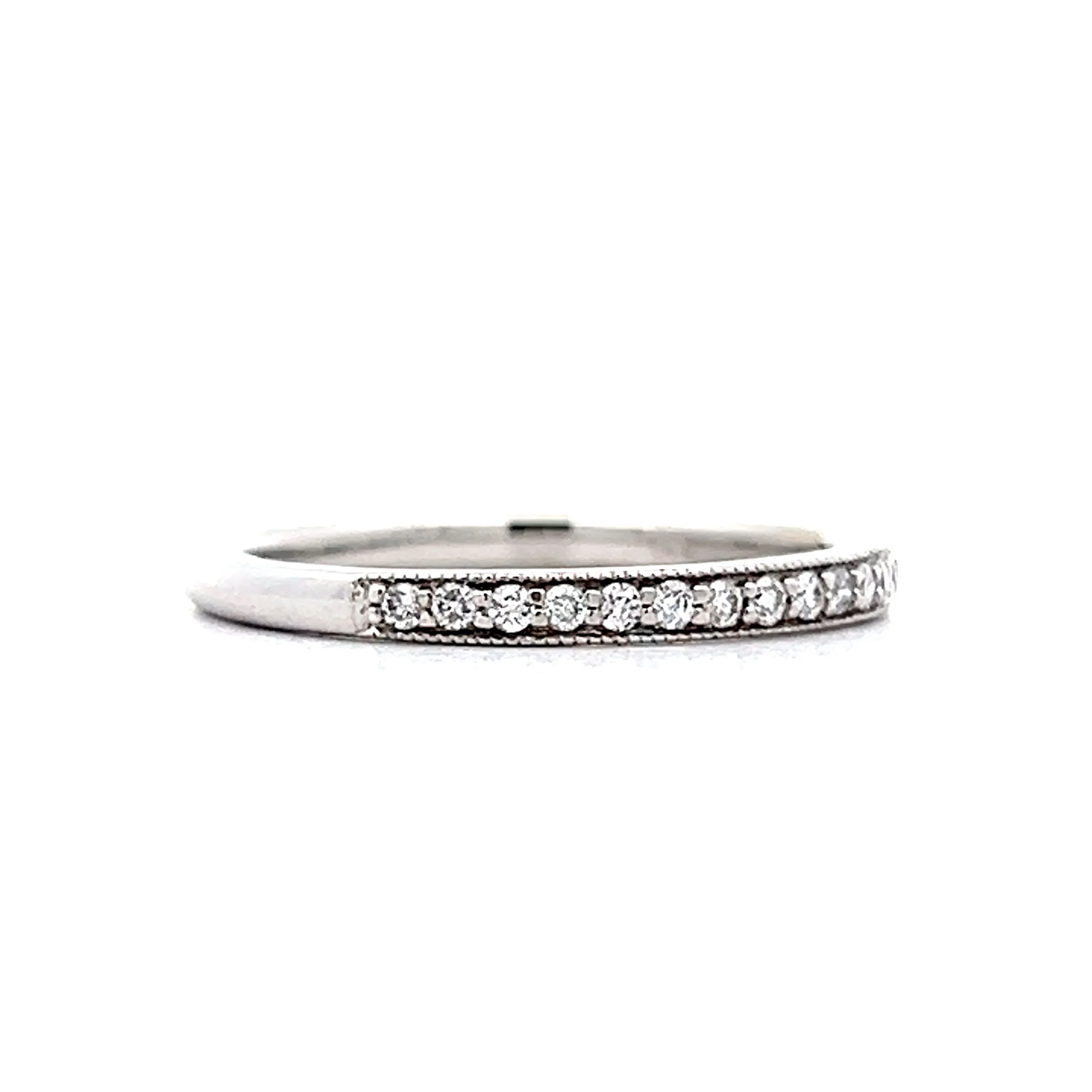 .16 Classic Brilliant Diamond Wedding Band in 14k - Image 3