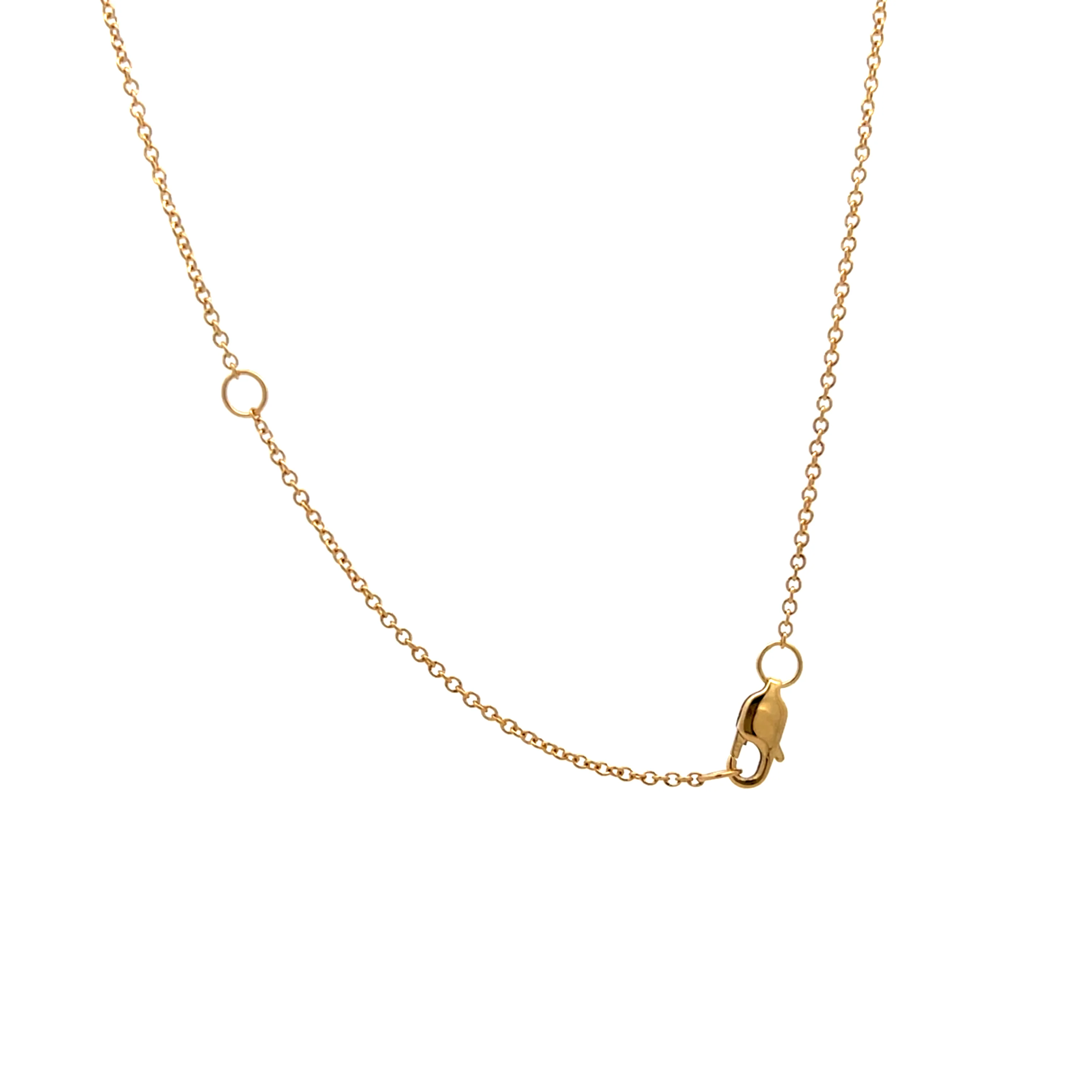 .16 Diamond Cross Pendant Necklace in 14k Yellow Gold - Image 4