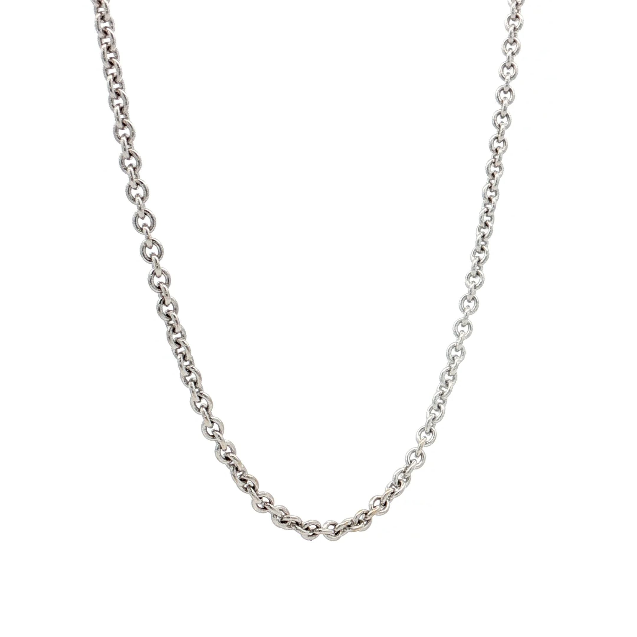 16 Inch Charriol Necklace in 18k White Gold - Image 3