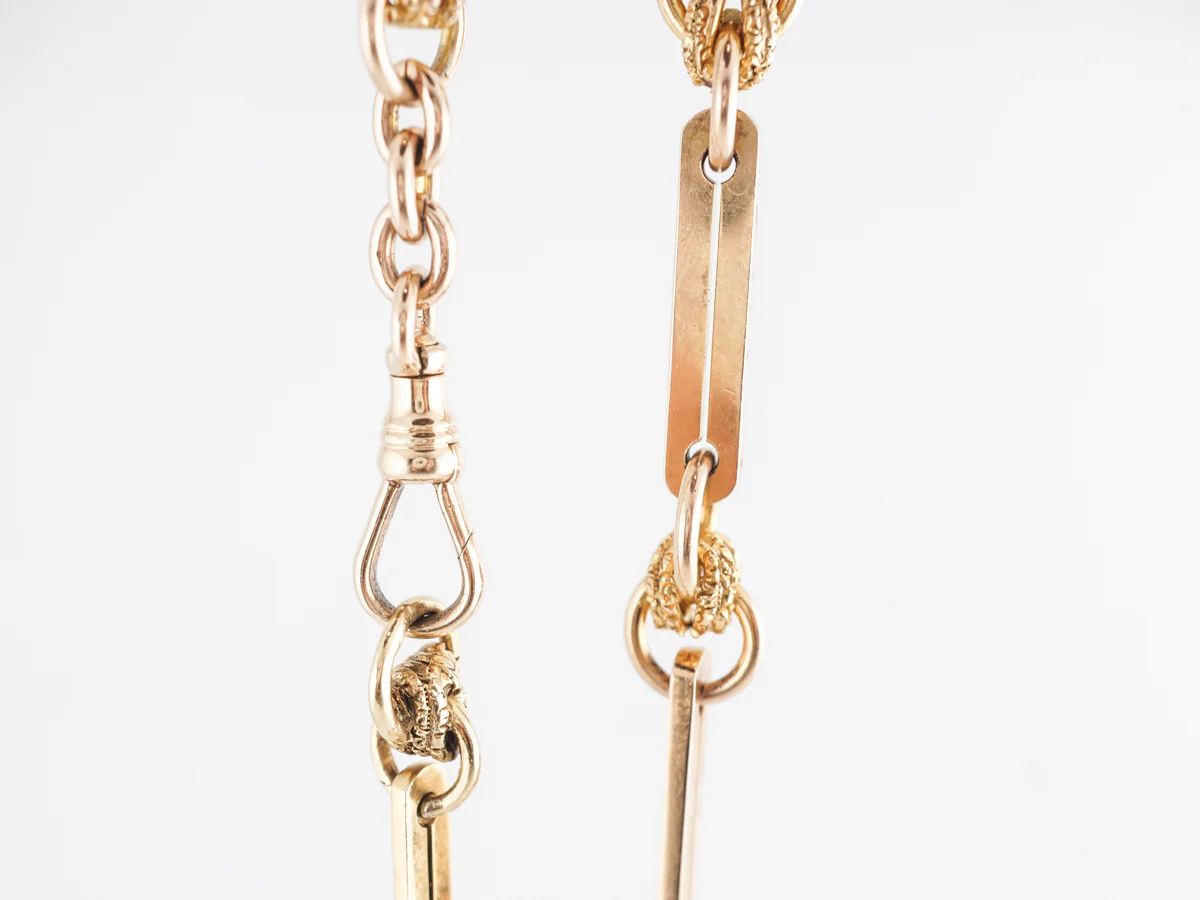 16" Victorian Link Chain in 14k Yellow Gold - Image 2