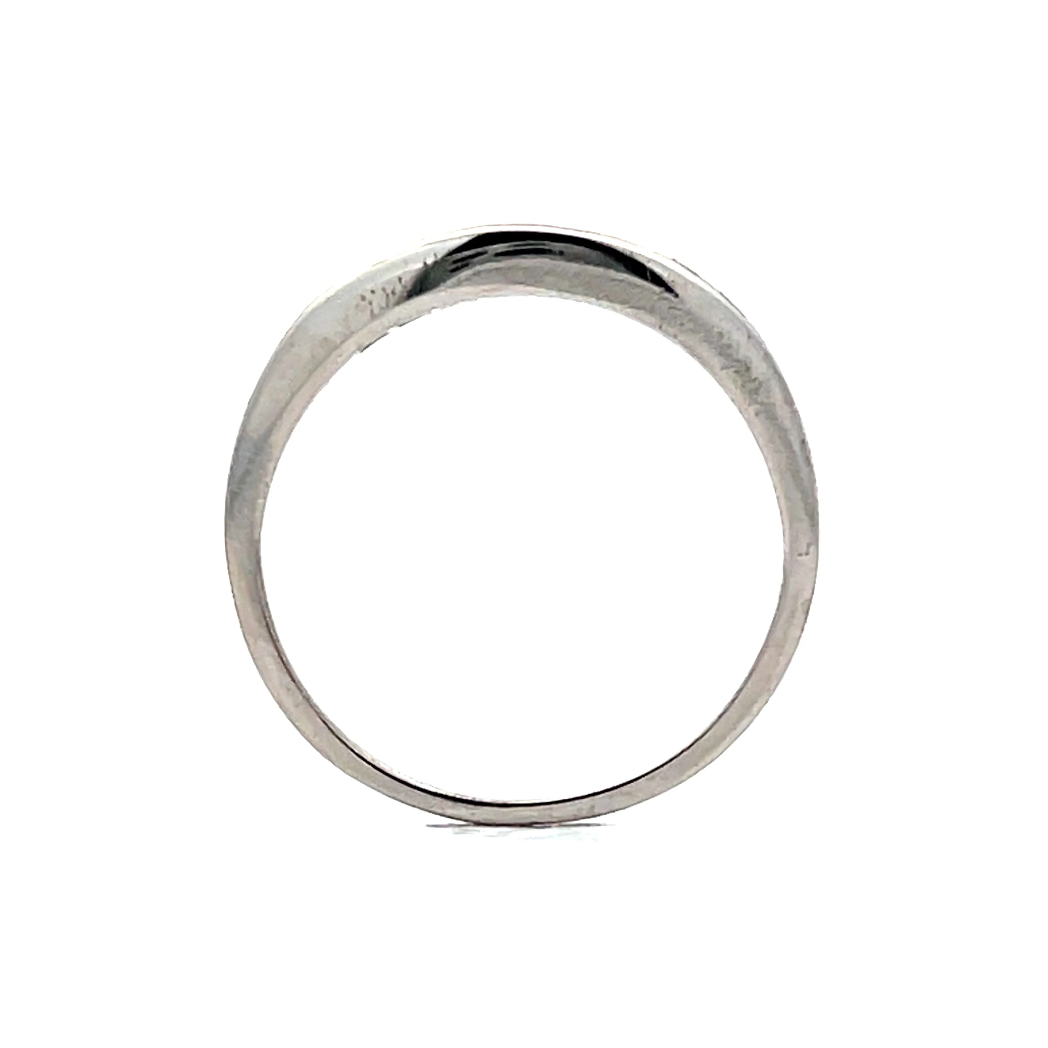 .17 Art Deco Single Cut Diamond Band in 14k - Image 4