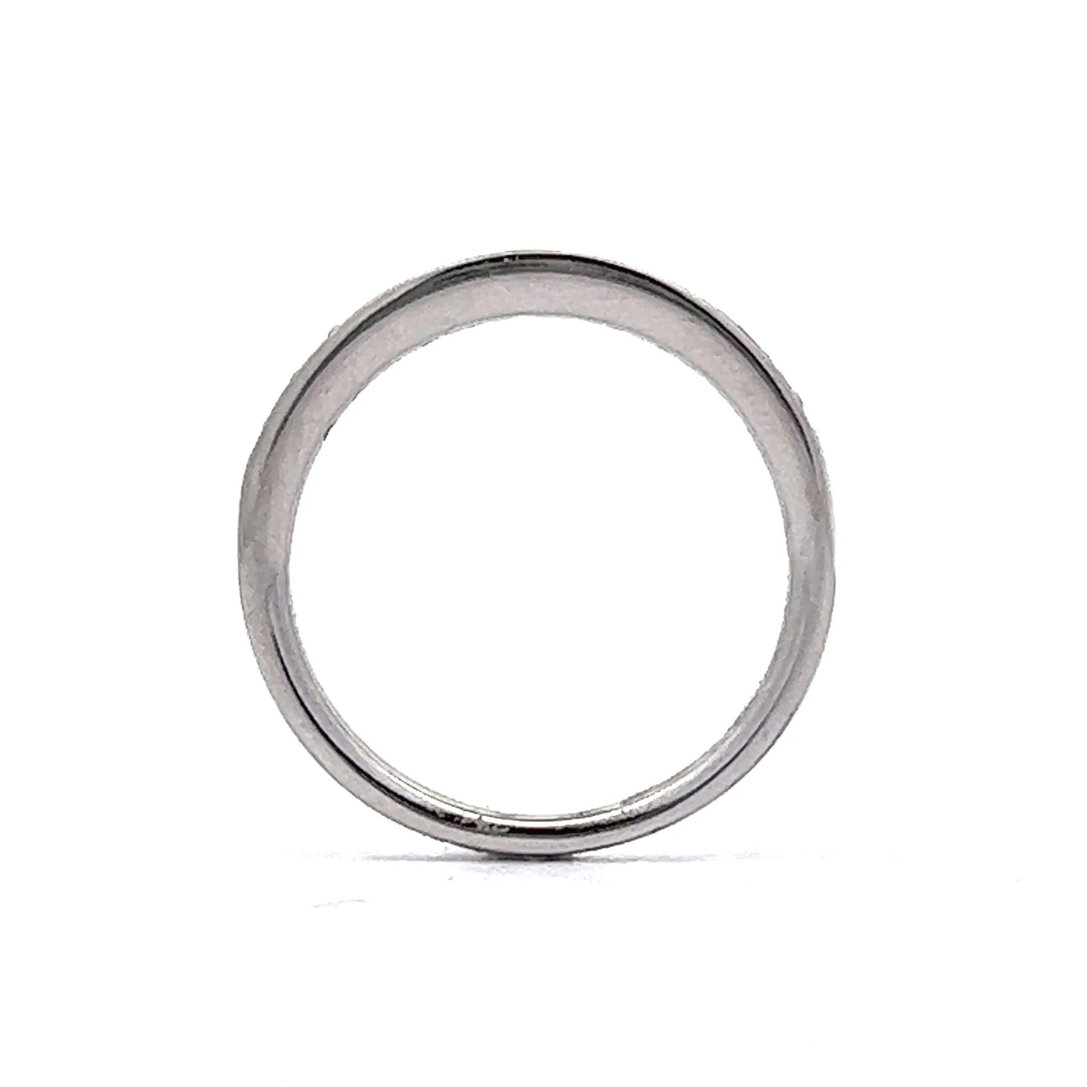 .17 Channel Set Diamond Wedding Band in 14k White Gold - Image 4