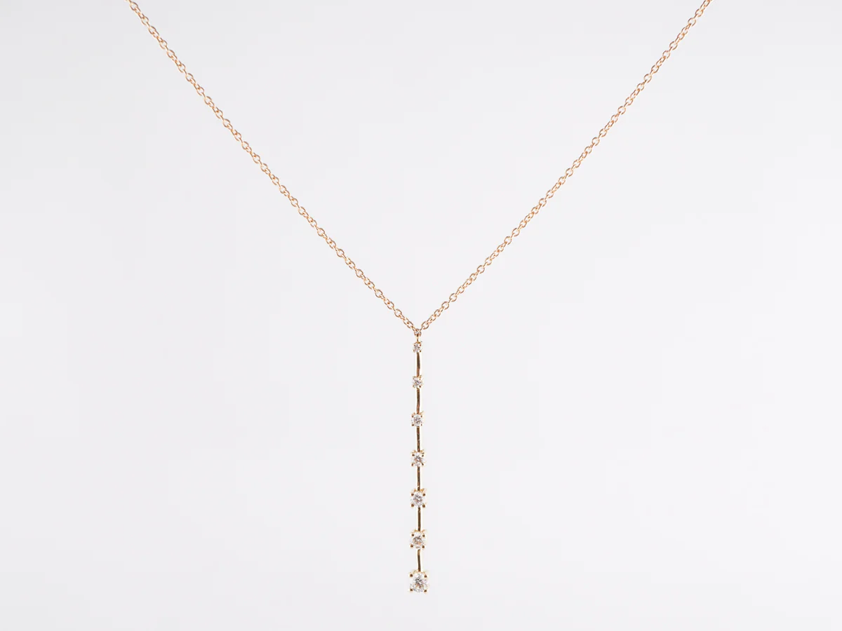 .17 Diamond Pendant Necklace in 18K Yellow Gold