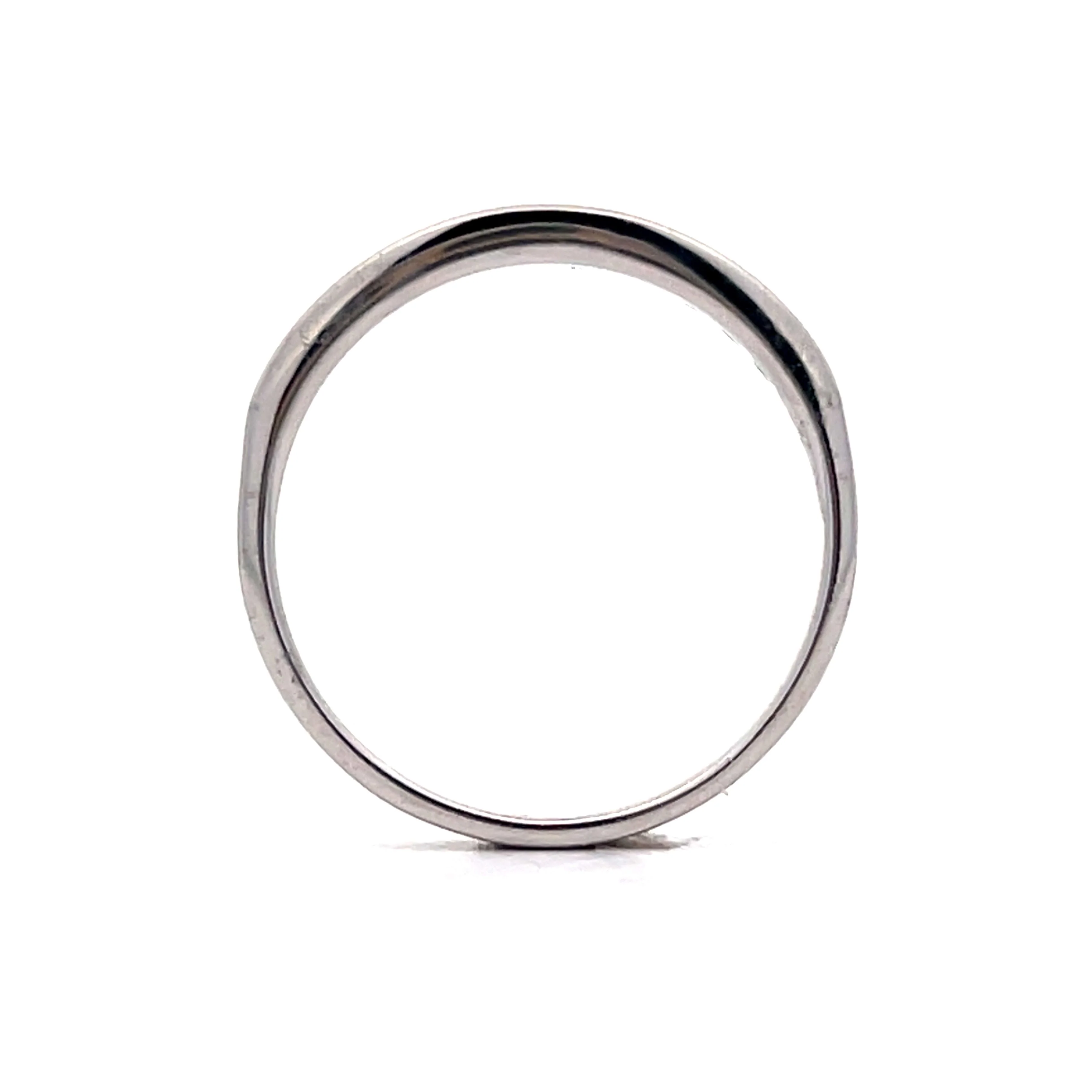 .18 Channel Set Diamond Band in 14k White Gold - Image 4