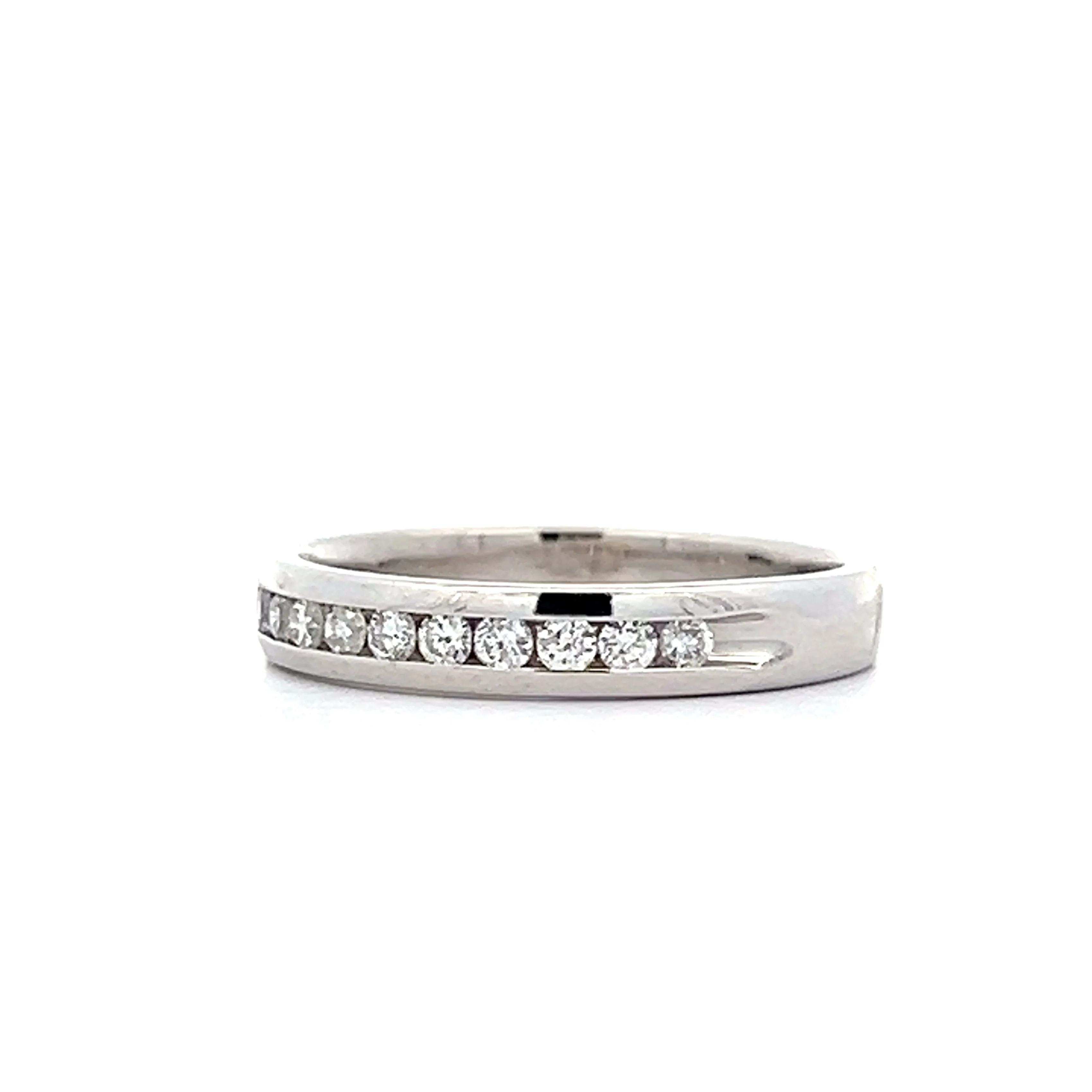 .18 Channel Set Diamond Wedding Band in 14k - Image 2